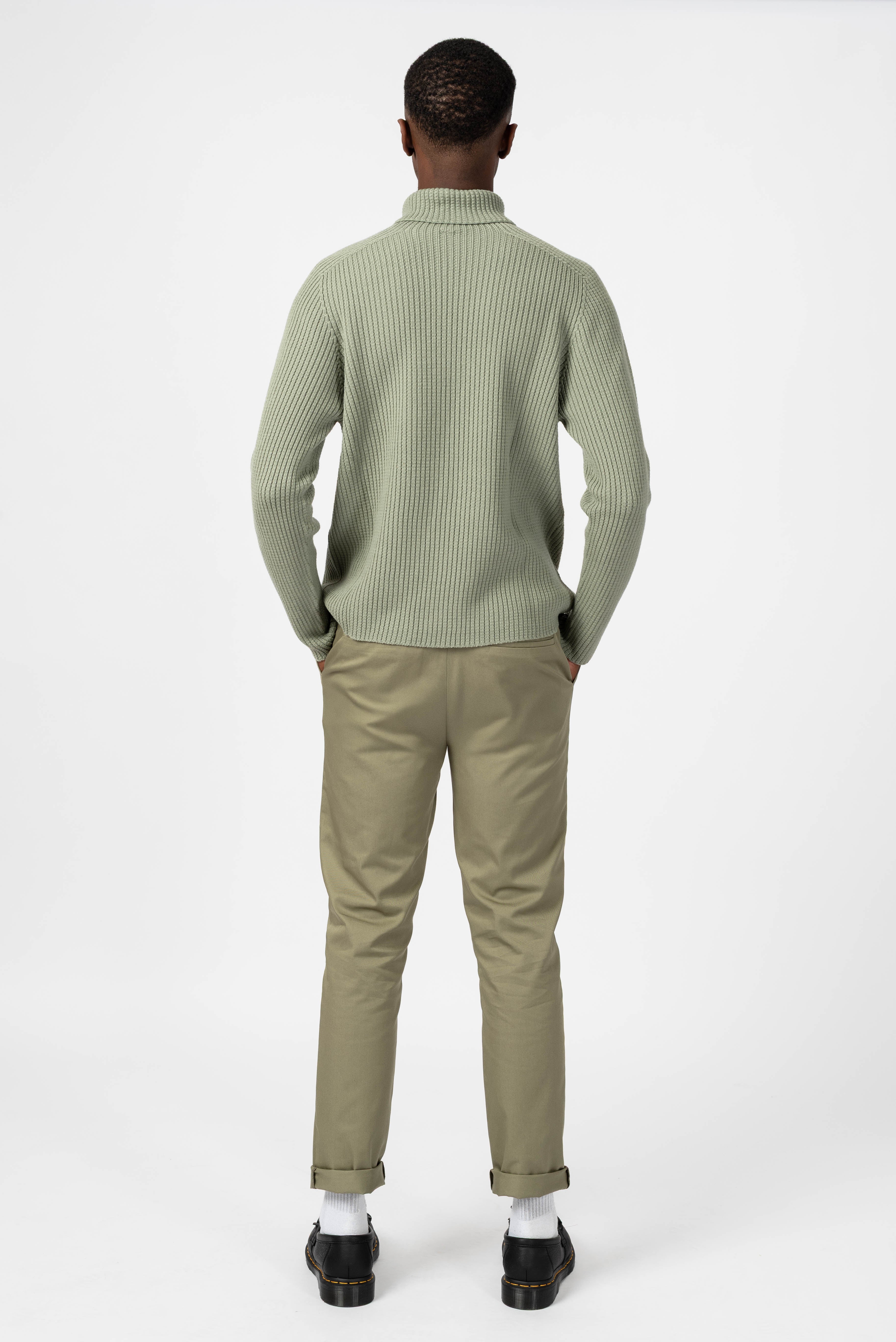 NNIstudio - OFFICE 2.0 Hose Cotton Low - Slate Green - XS -