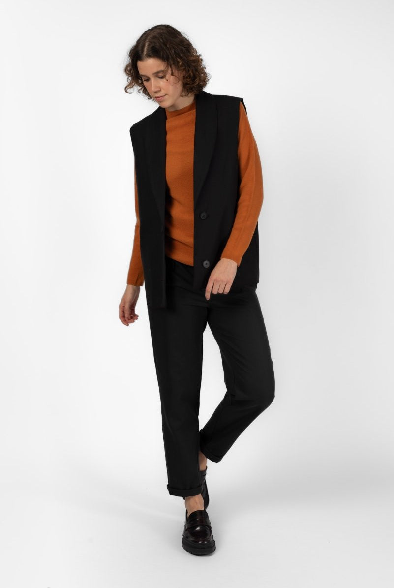 NNIstudio - OFFICE 2.0 Hose COTTON - Schwarz - XXS -