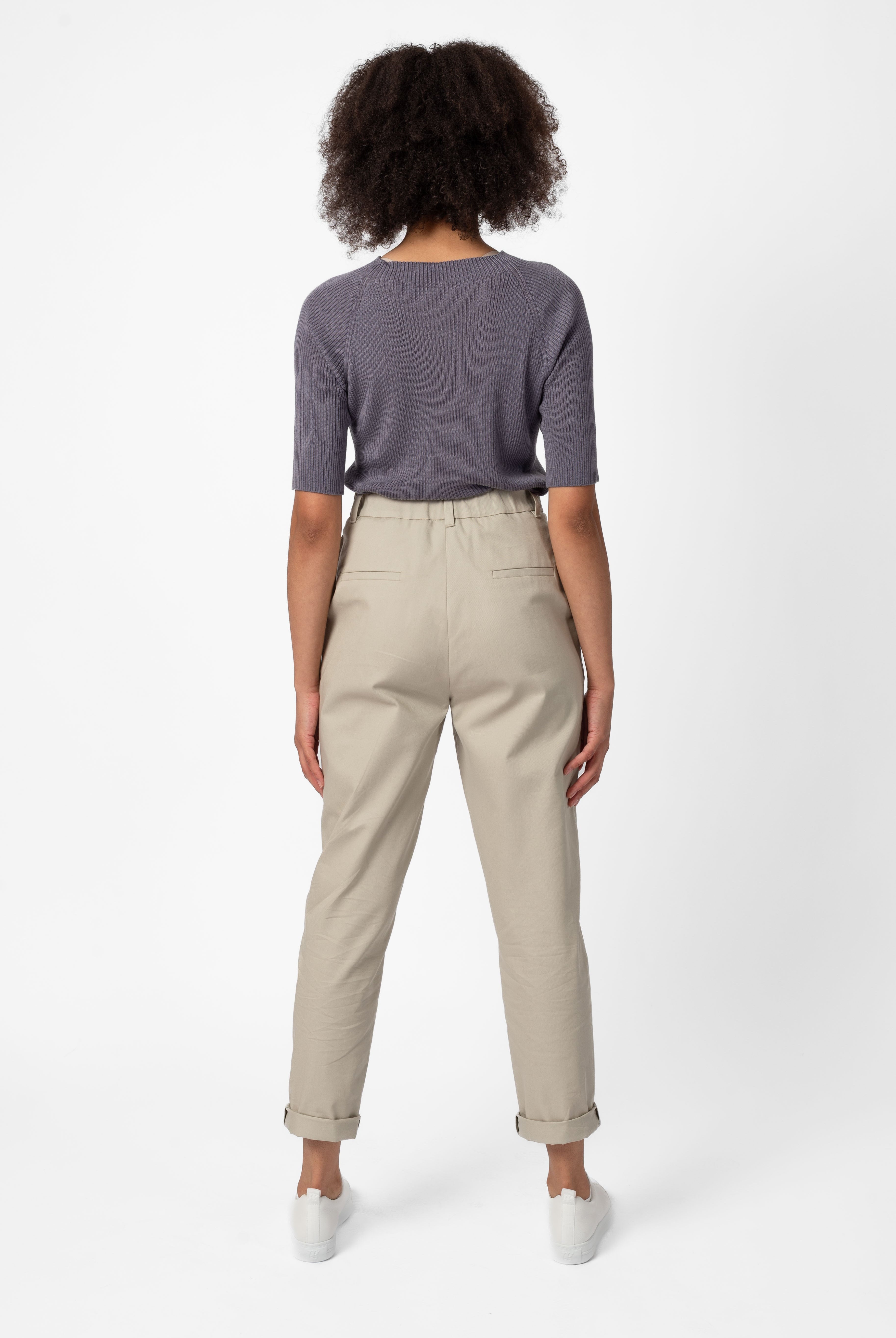 NNIstudio - OFFICE 2.0 Hose COTTON - Sparrow Purple - XXS -