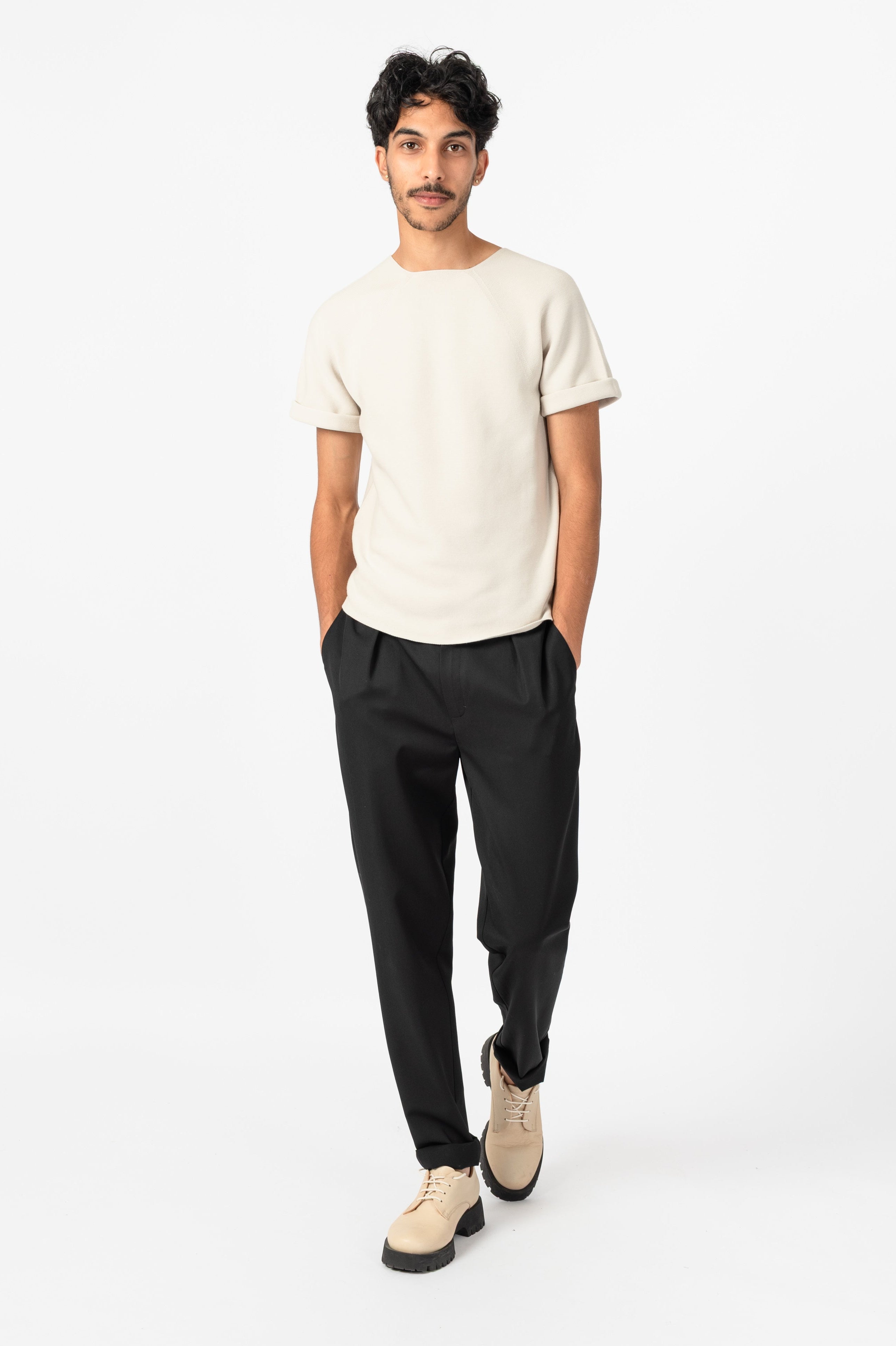 NNIstudio - OFFICE 2.0 Hose Wool Low - Phantom Black - XS -
