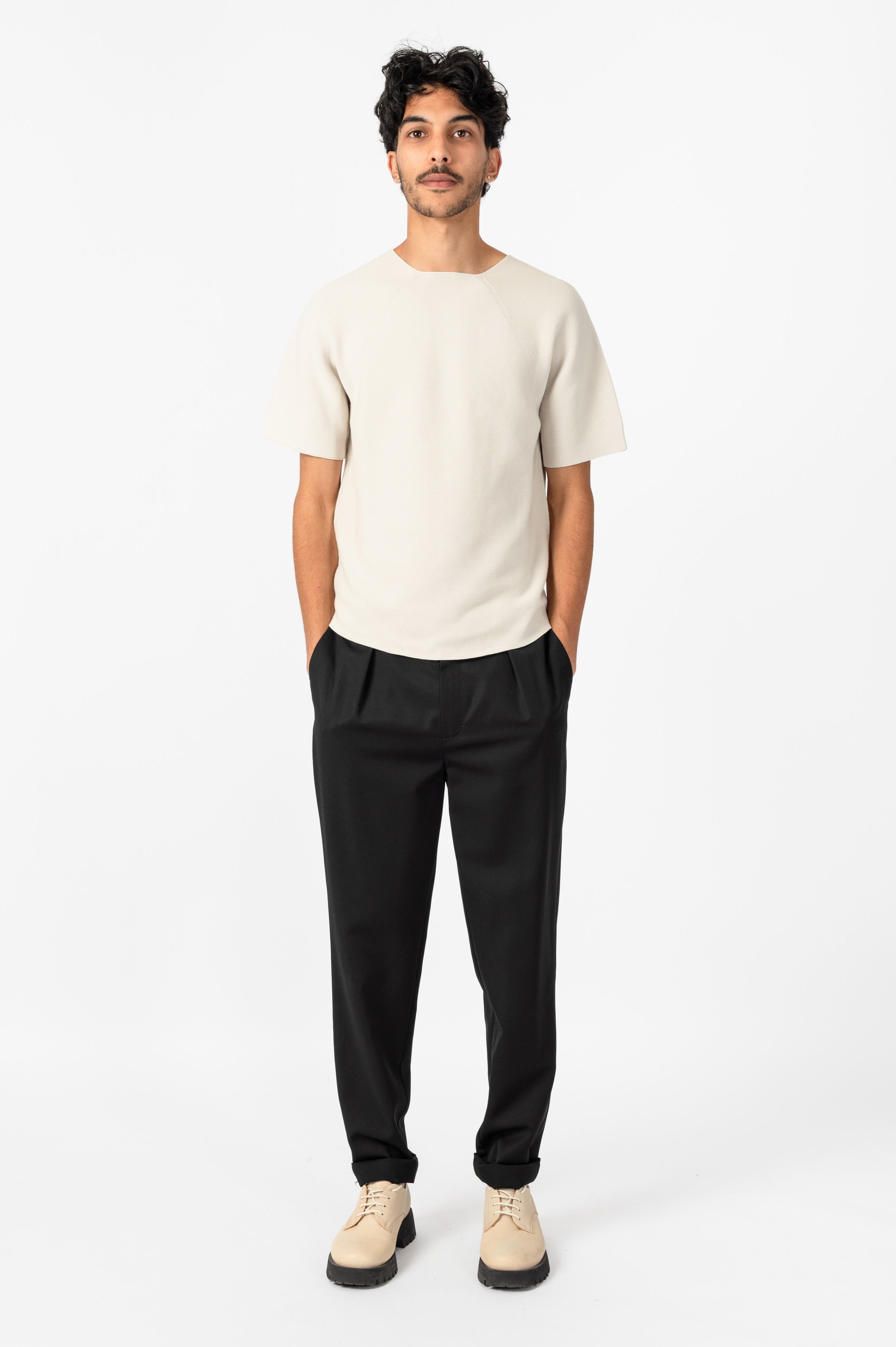 NNIstudio - OFFICE 2.0 Hose Wool Low - Phantom Black - XS -