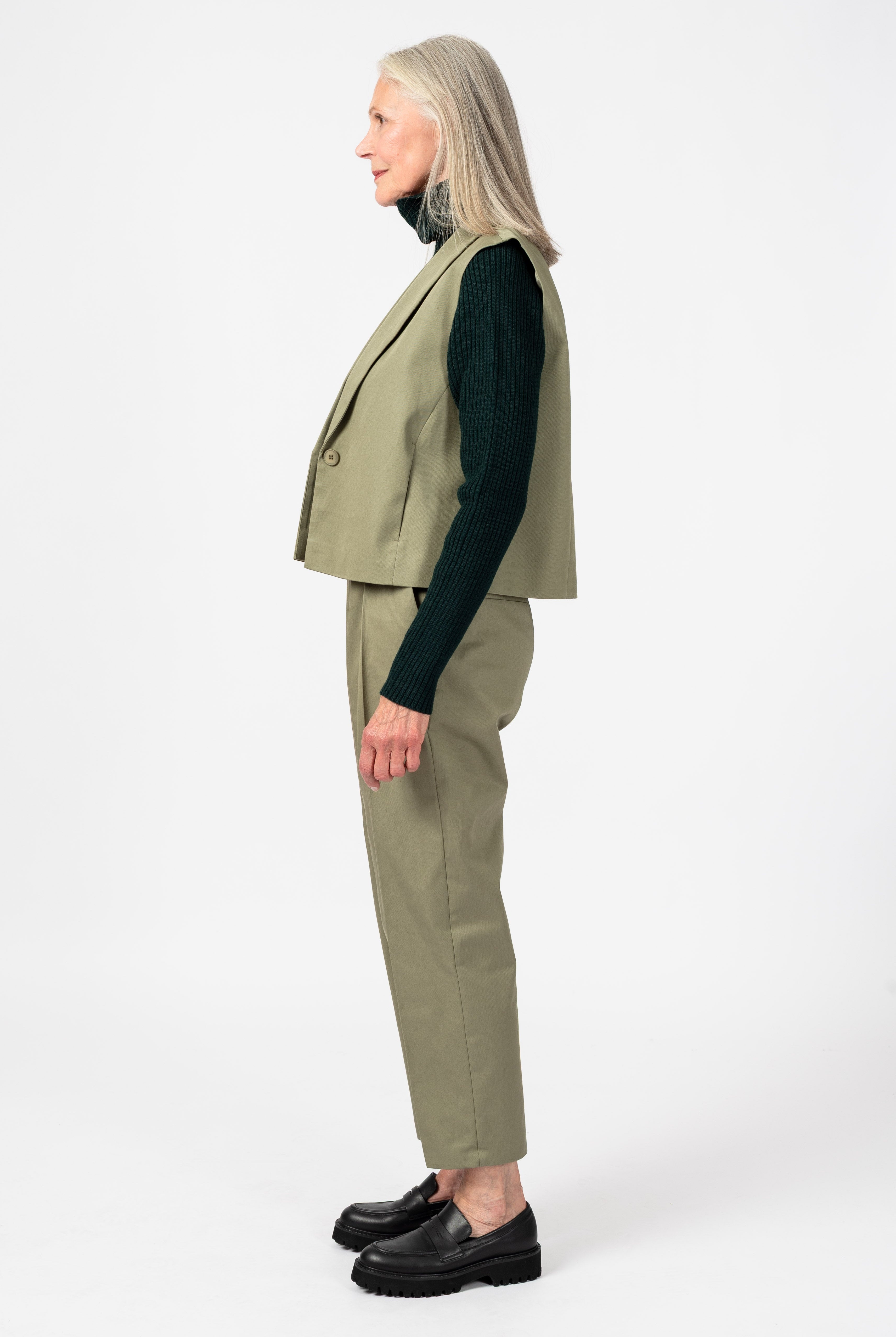 NNIstudio - OFFICE 2.0 Weste - Camel - XS/S -