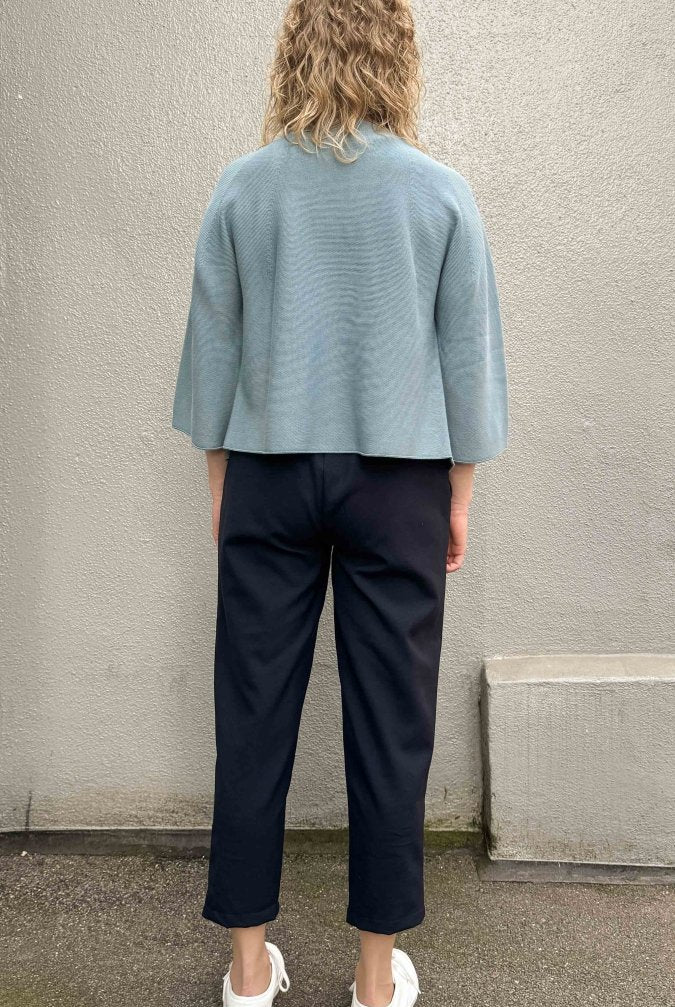 NNIstudio - OFFICE Hose 7/8 COOLWOOL Female _ too good to go - Dunkelblau - XS/S -