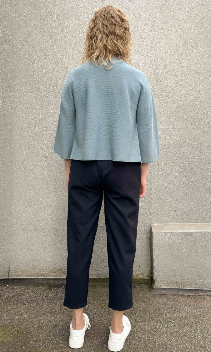 NNIstudio - OFFICE Hose 7/8 COOLWOOL Female _ too good to go - Dunkelblau - XS/S -