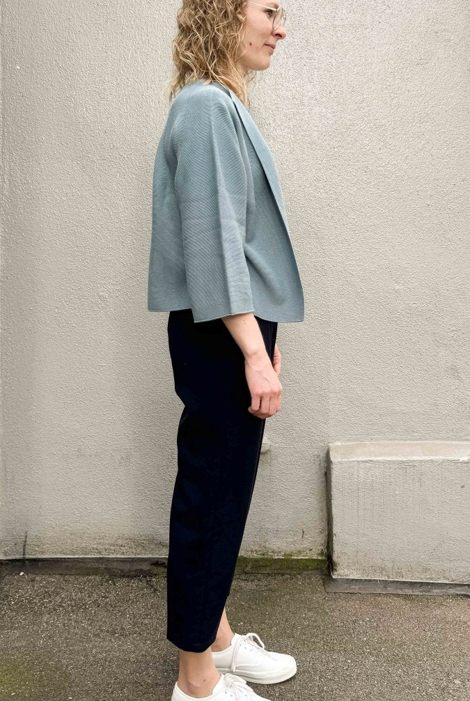 NNIstudio - OFFICE Hose 7/8 COOLWOOL Female _ too good to go - Dunkelblau - XS/S -