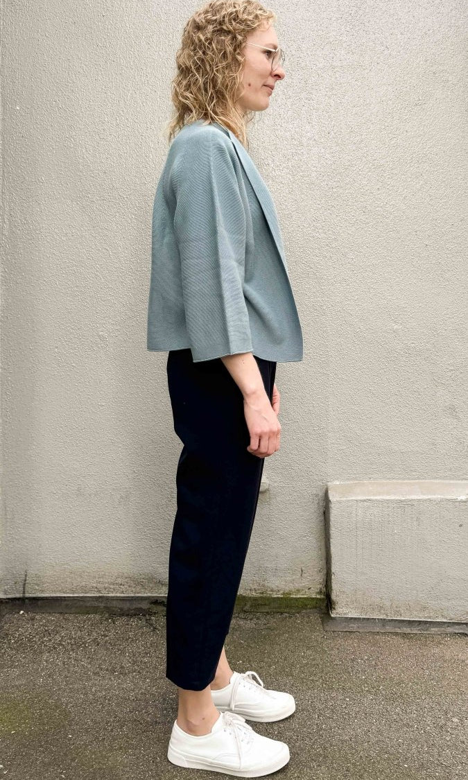 NNIstudio - OFFICE Hose 7/8 COOLWOOL Female _ too good to go - Dunkelblau - XS/S -