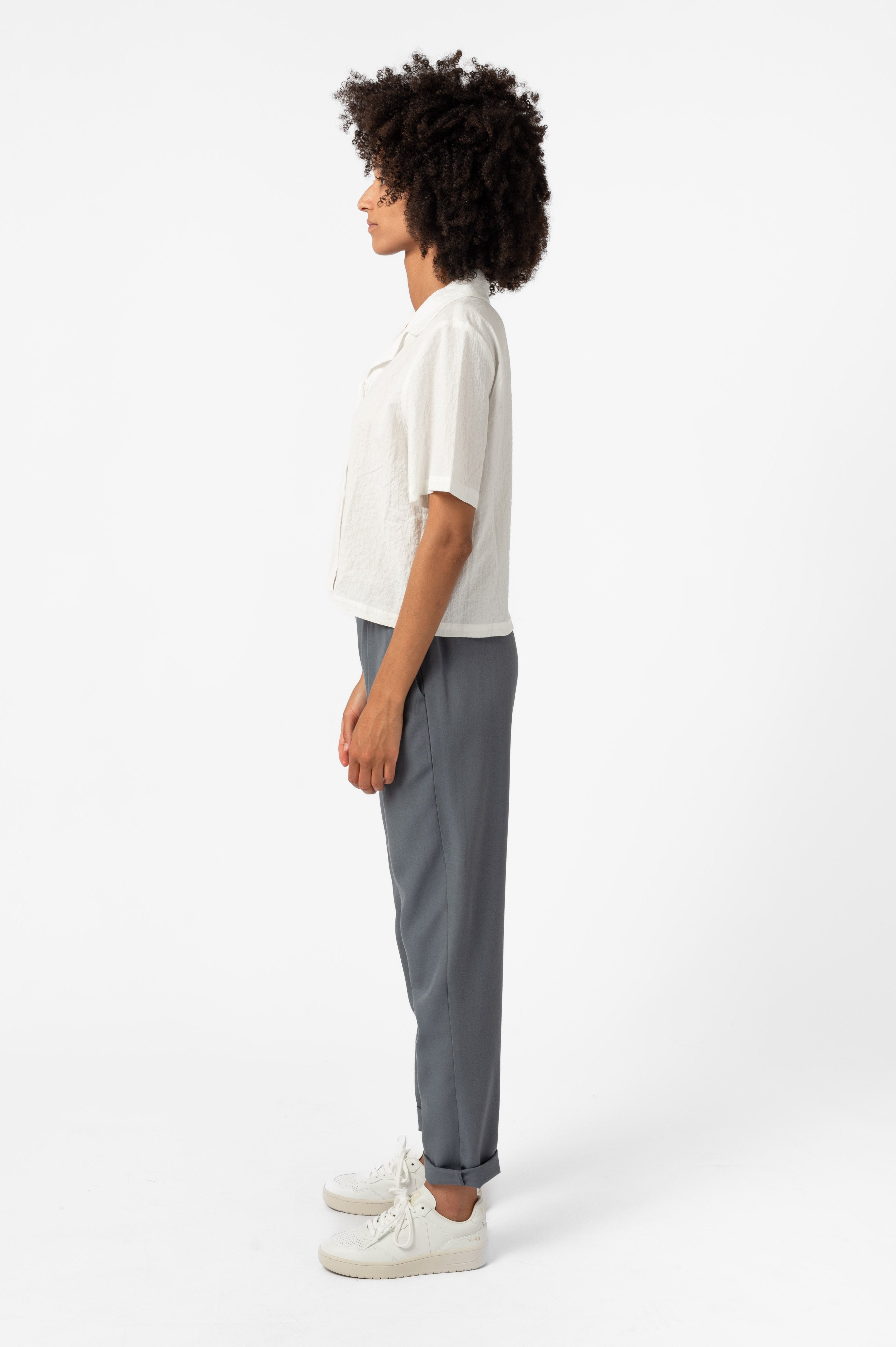 NNIstudio - OFFICE Hose COOLWOOL Female - Anthrazit - XXS -