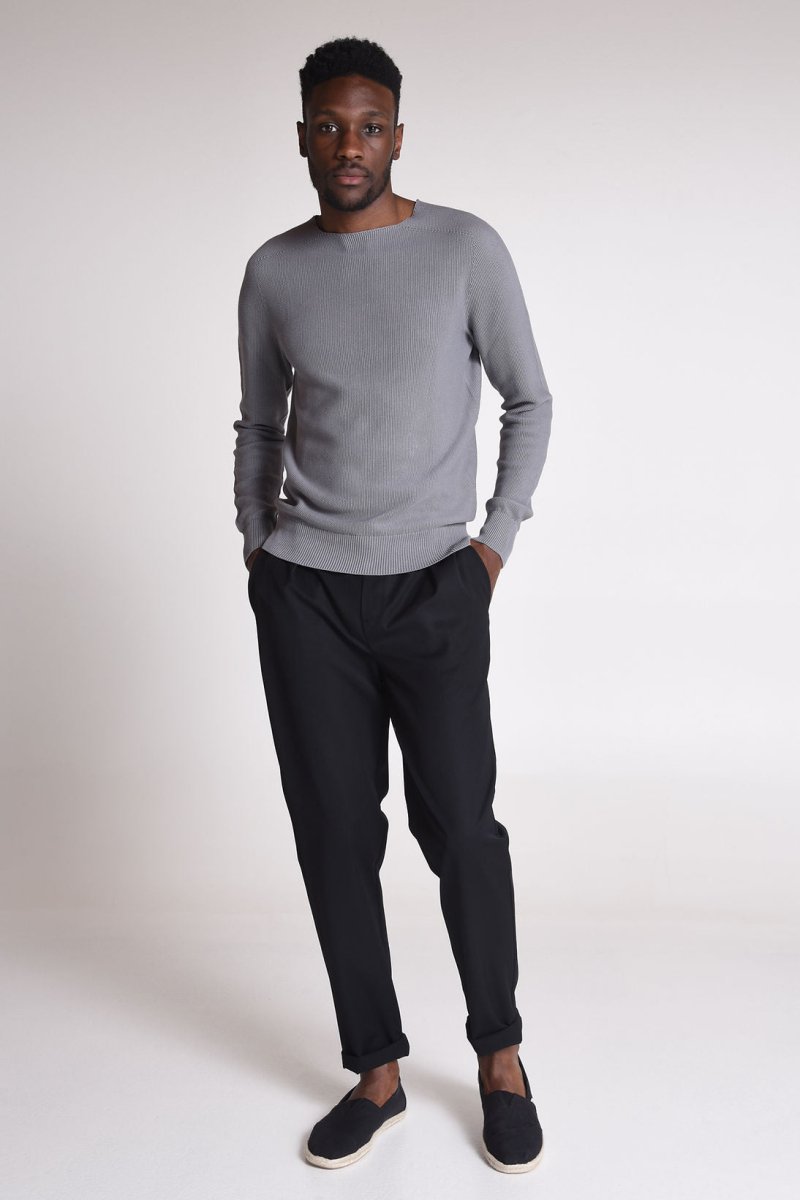 NNIstudio - OFFICE Hose COOLWOOL Male - Schwarz - XS -