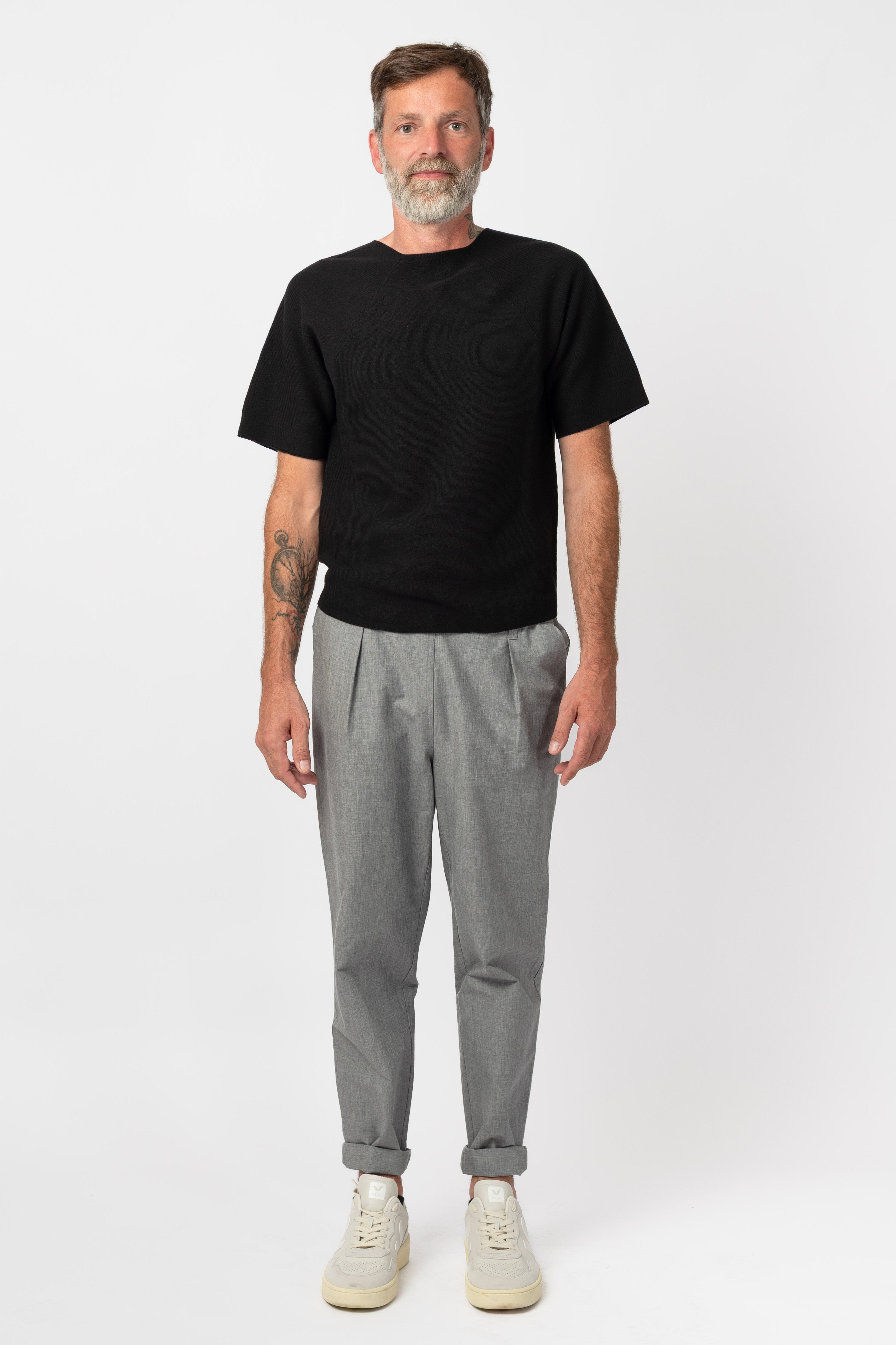 NNIstudio - OFFICE Hose Cotton - Moon Grey - XXS -