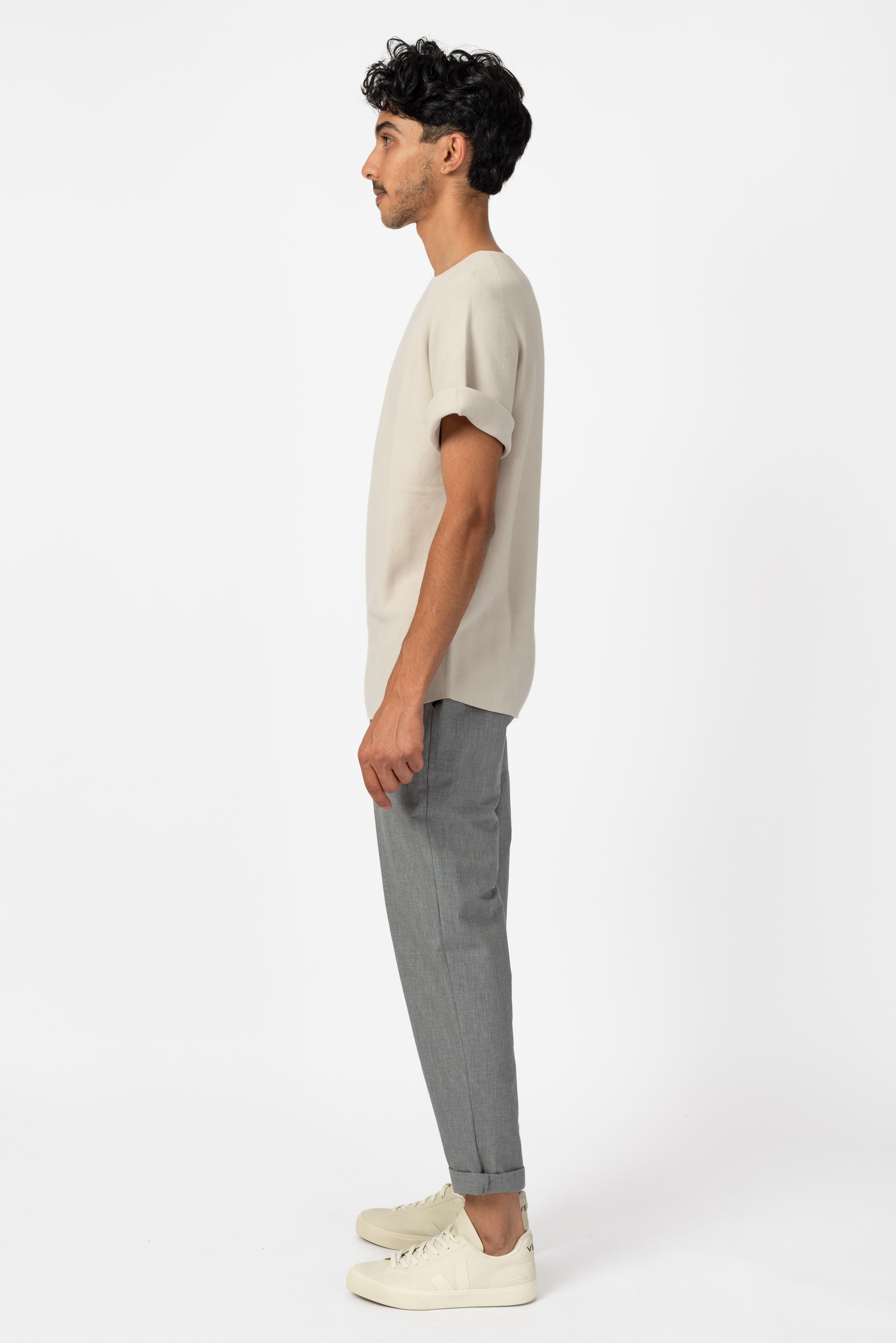 NNIstudio - OFFICE Hose Cotton - Moon Grey - XXS -