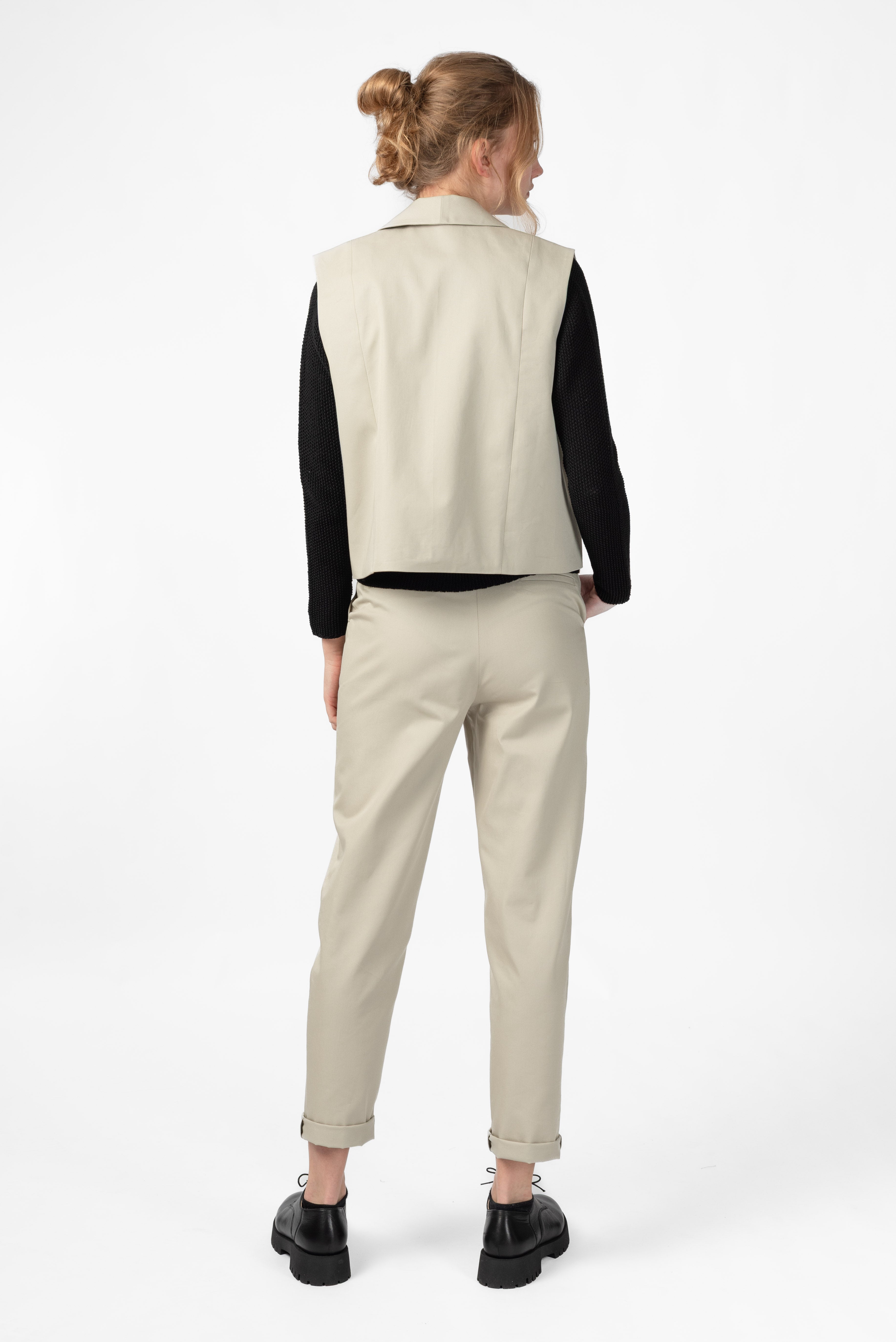 NNIstudio - OFFICE Weste 2.0 - Oyster Grey - XS/S -