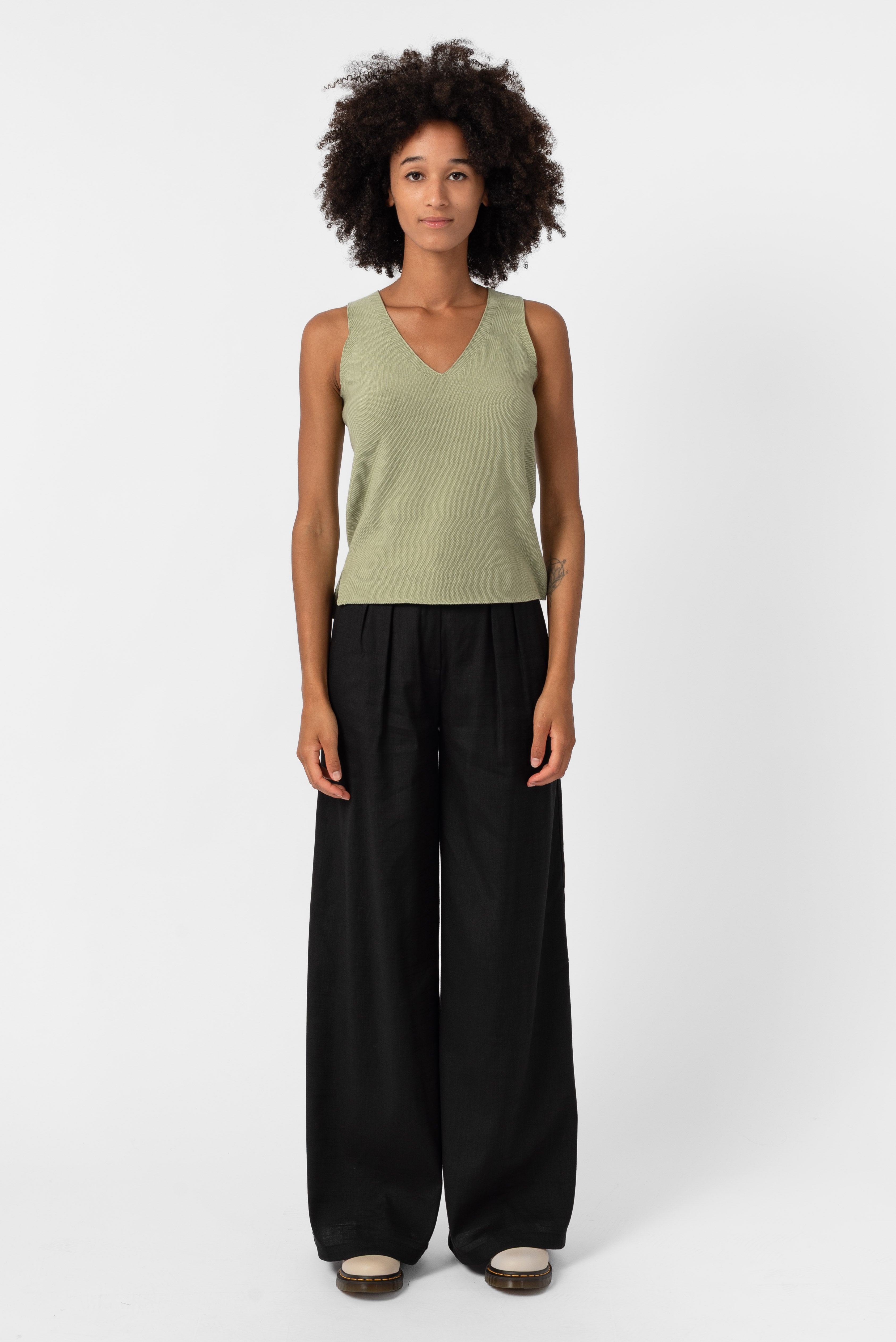 NNIstudio - PALAZZO Hose - Ivory Cream - XS -