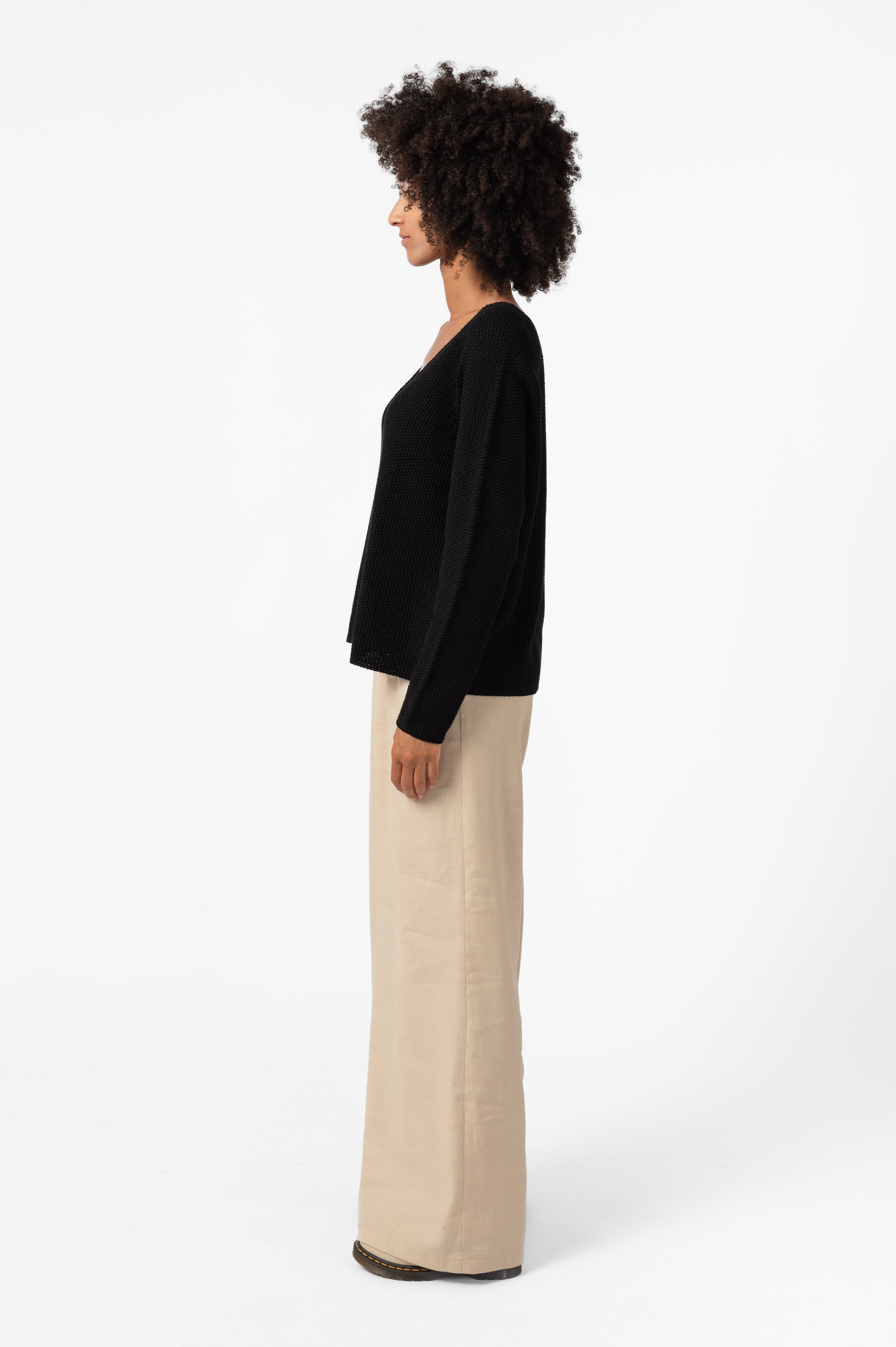 NNIstudio - PALAZZO Hose - Phantom Black - XS -