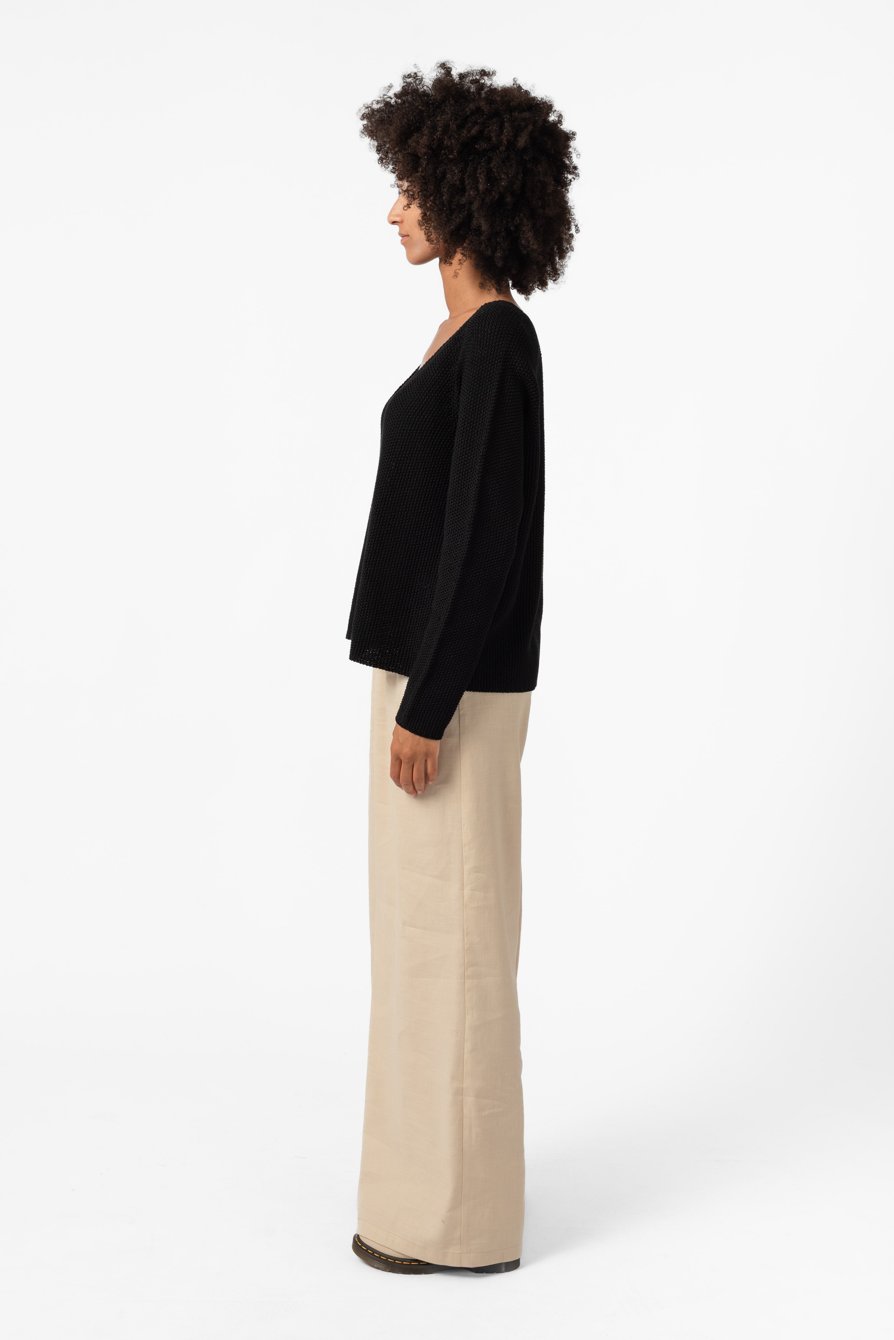 NNIstudio - PALAZZO Hose - Phantom Black - XS -