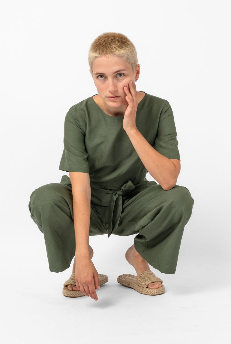 NNIstudio - PLAIN 2.0 Overall – limitierte Farbe - Olivgrün - XXS -