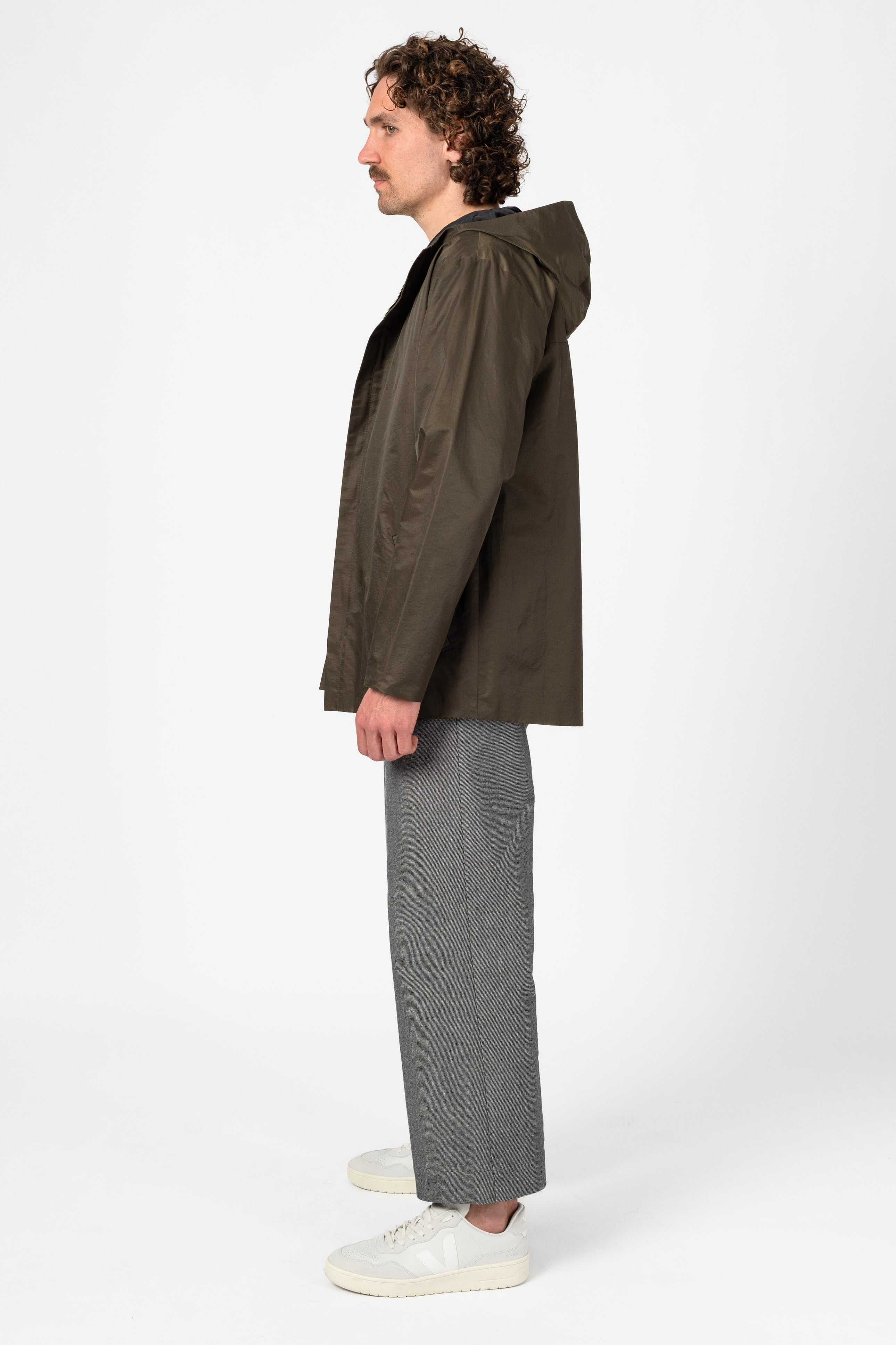 NNIstudio - RAINCOAT - Stone Grey - XS -