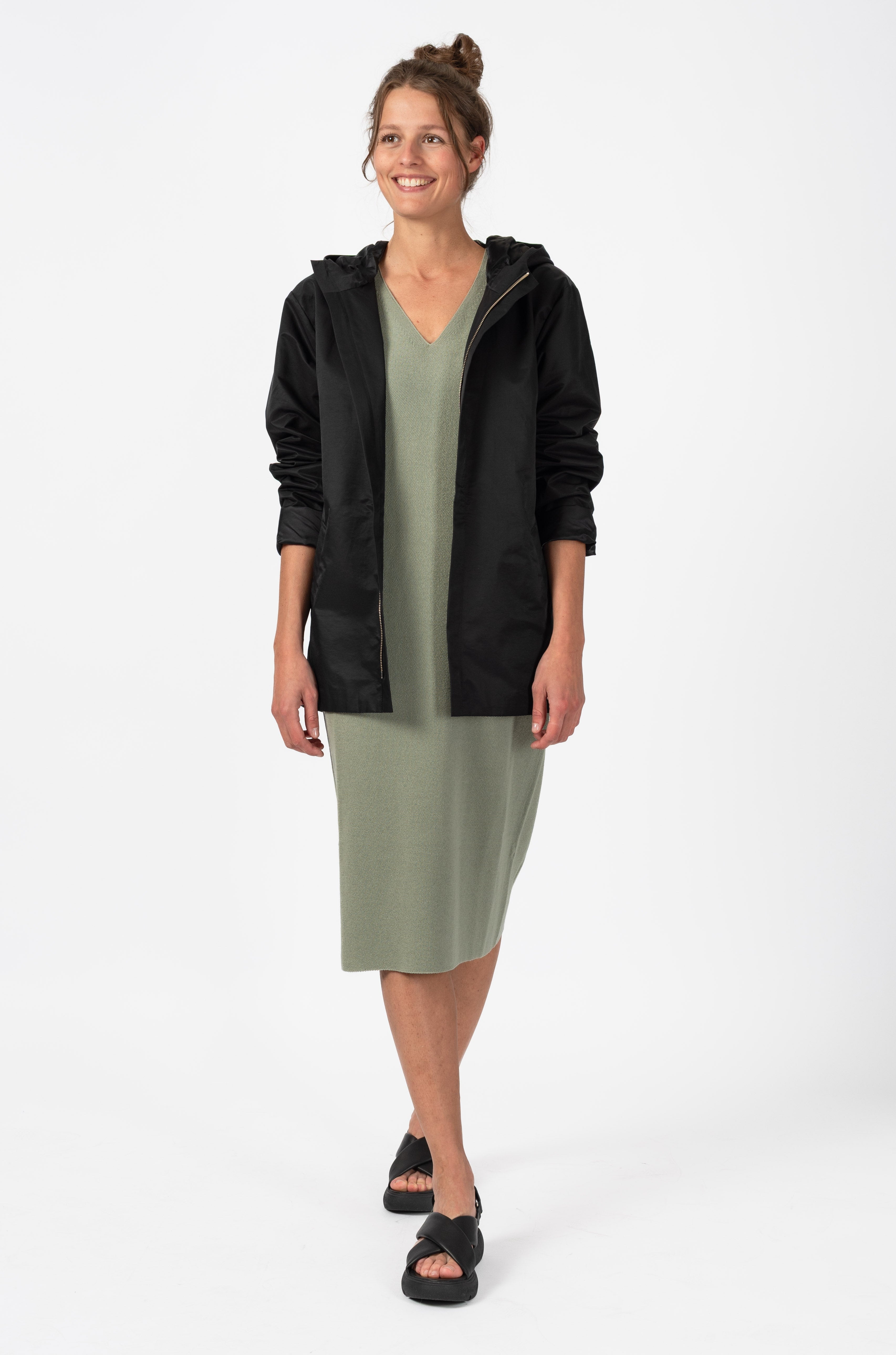 NNIstudio - RAINCOAT Unisex - Phantom Black - XS -