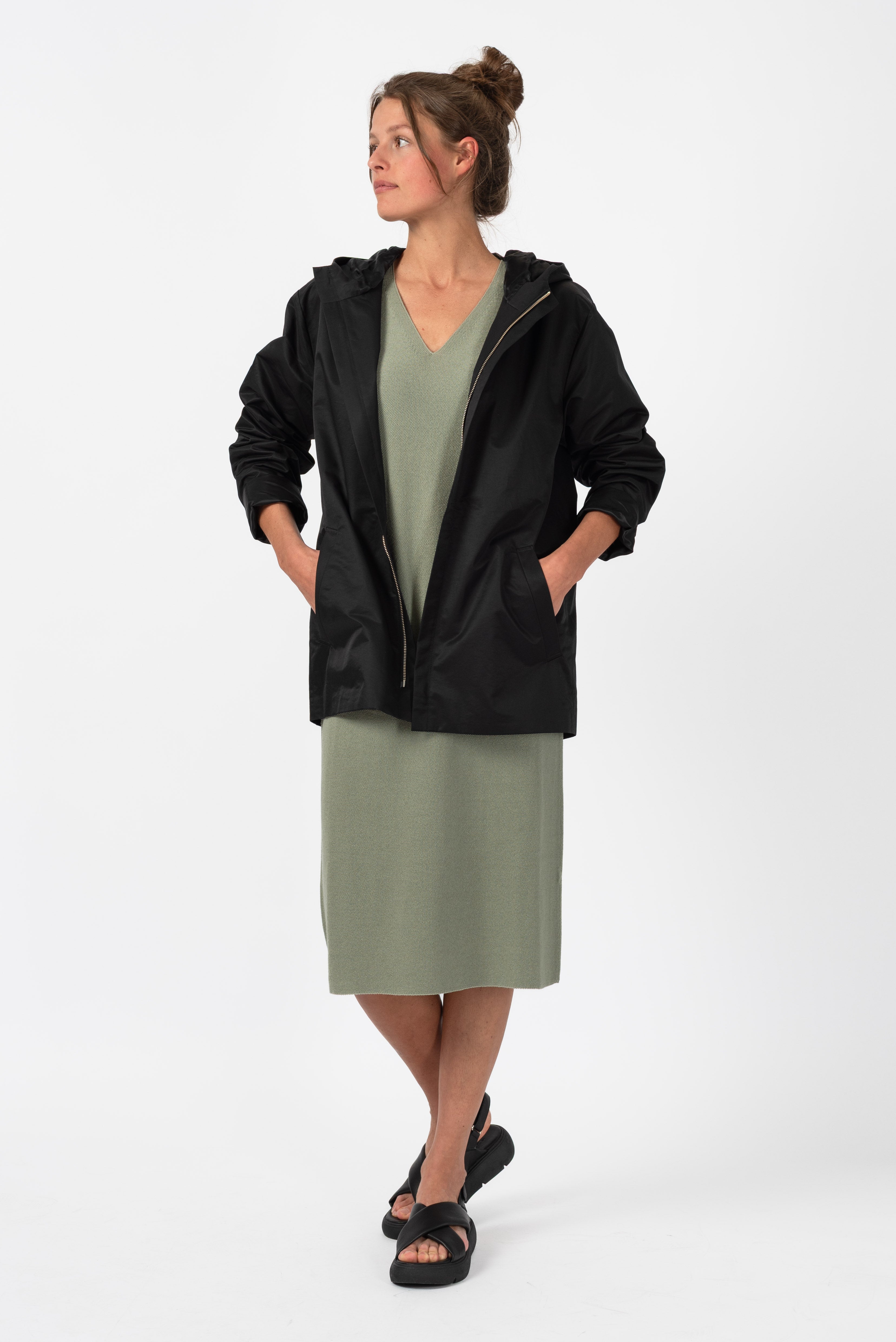 NNIstudio - RAINCOAT Unisex - Phantom Black - XS -