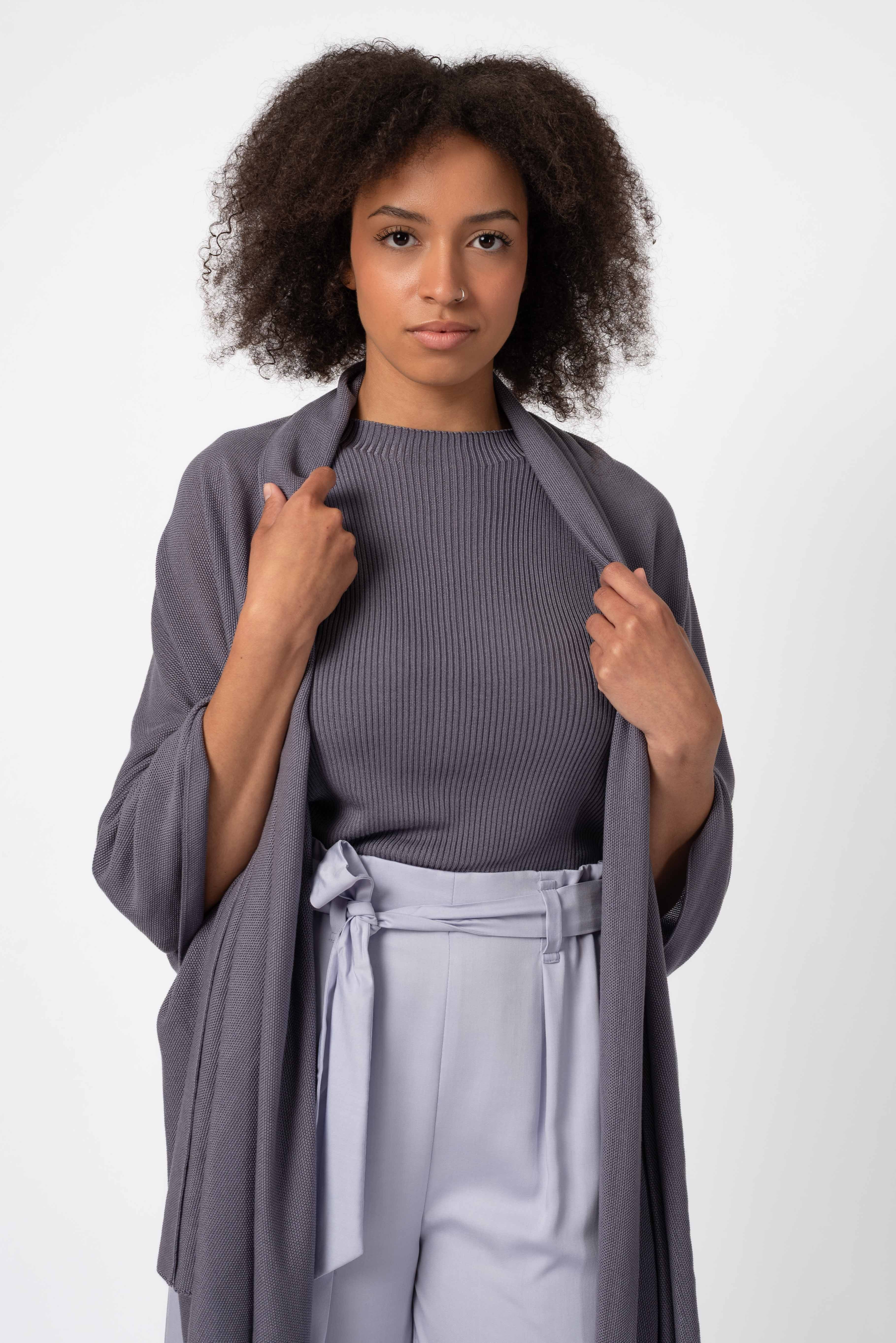 NNIstudio - RICE Sommer - Stola 2.0 Unisex - Ash Purple -