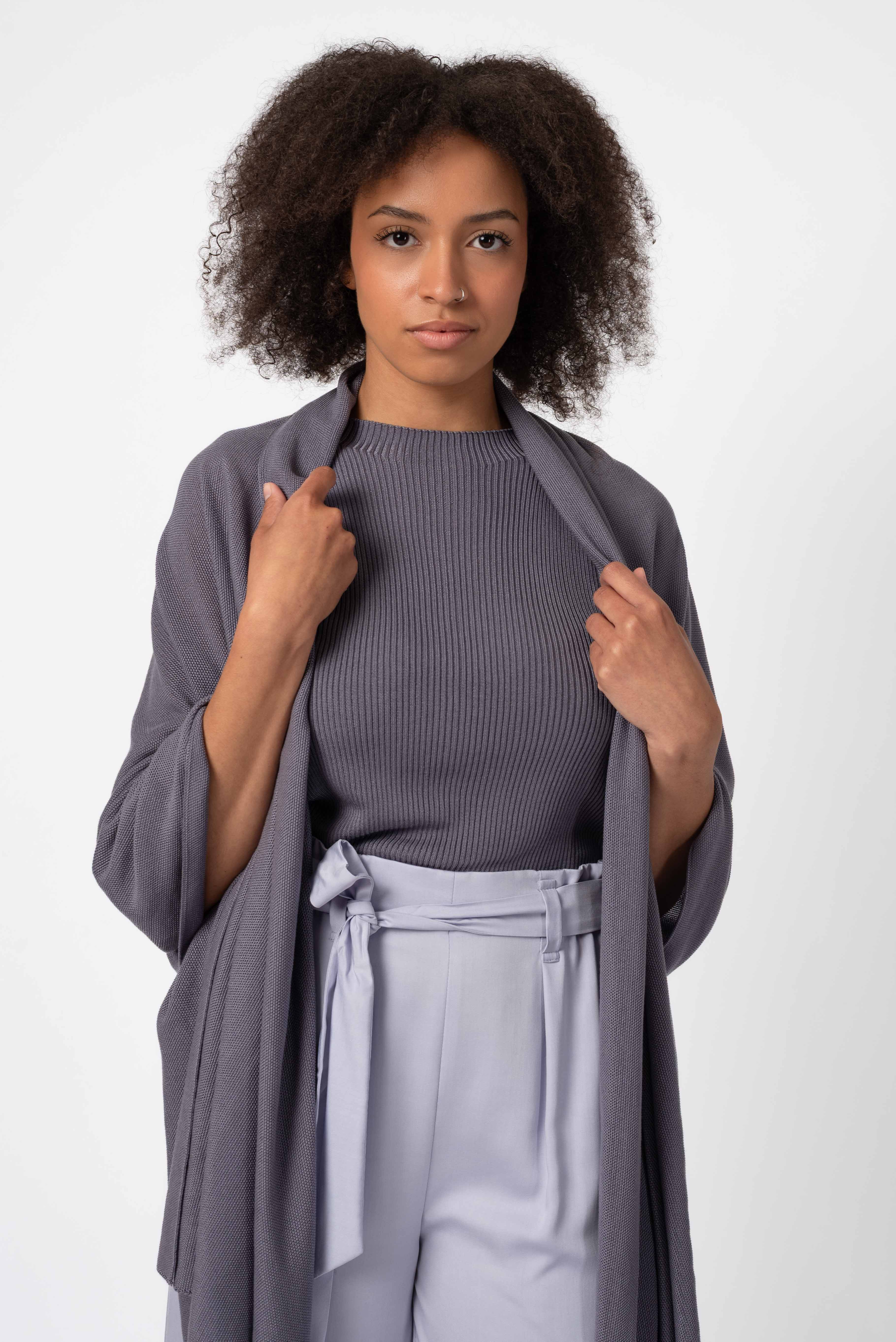 NNIstudio - RICE Sommer - Stola 2.0 Unisex - Ash Purple -