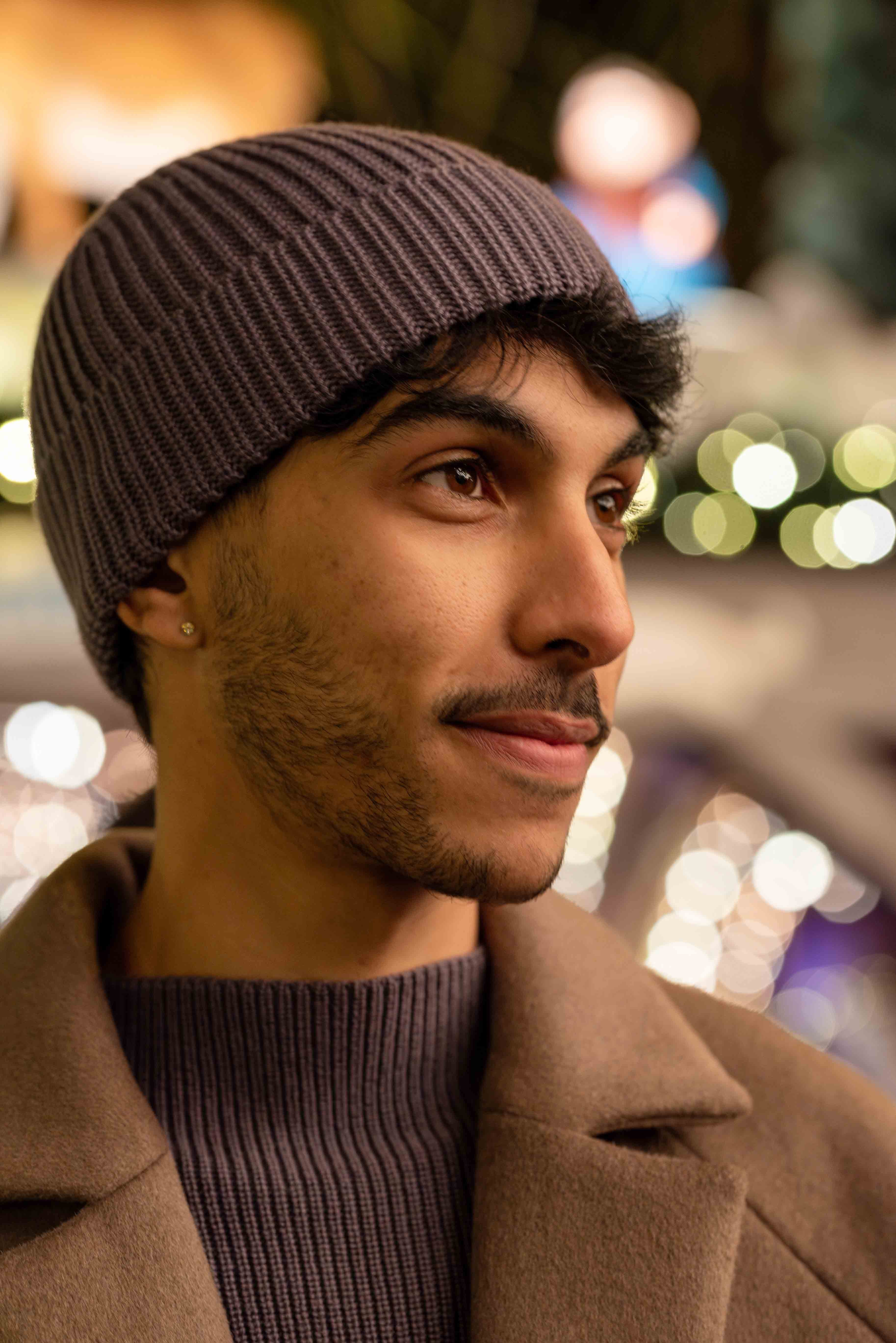 NNIstudio - RICE Stola x CLASSIC Beanie Set - Birch Melange - Birch Melange -