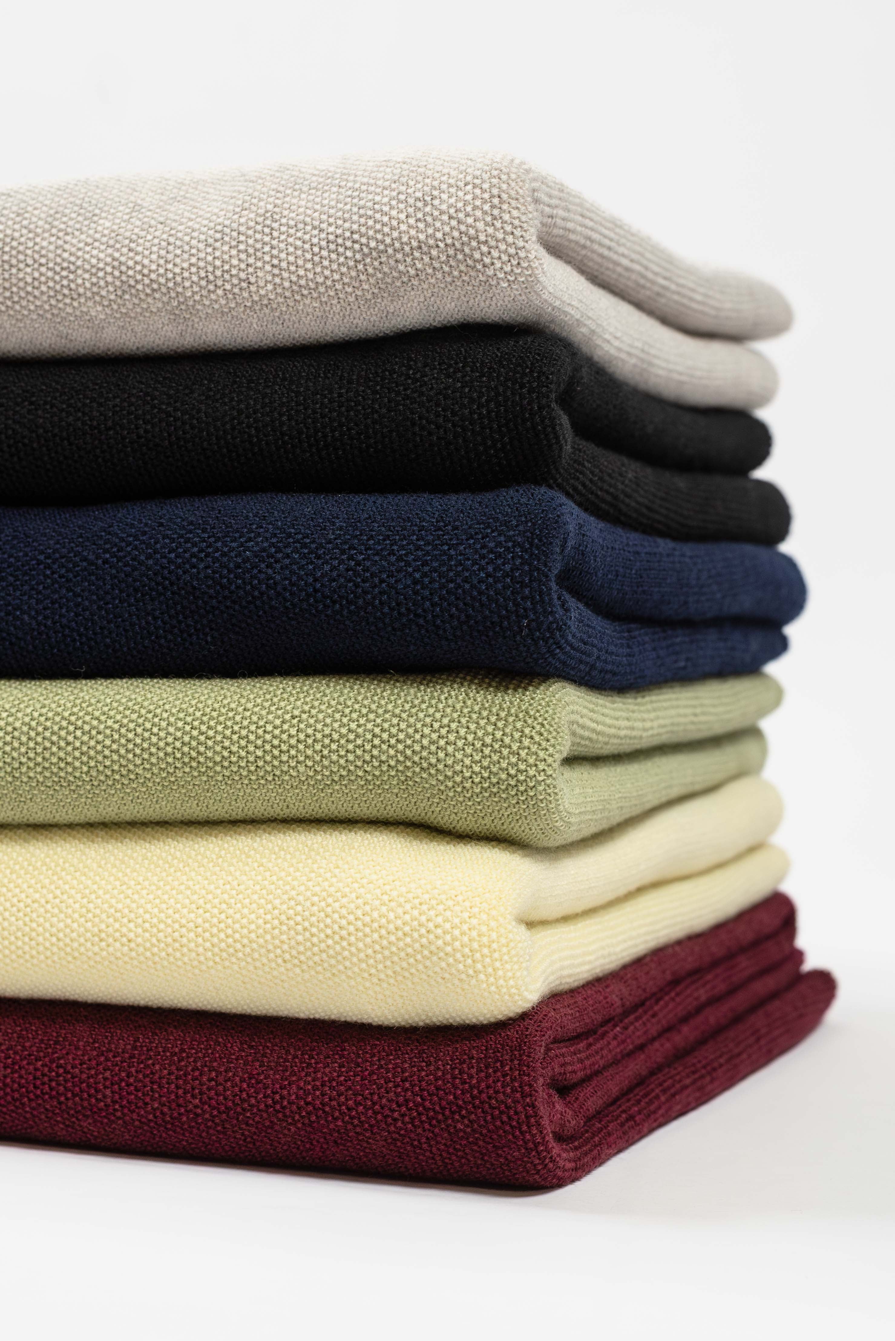 NNIstudio - RICE Strick - Stola - Birch Melange -