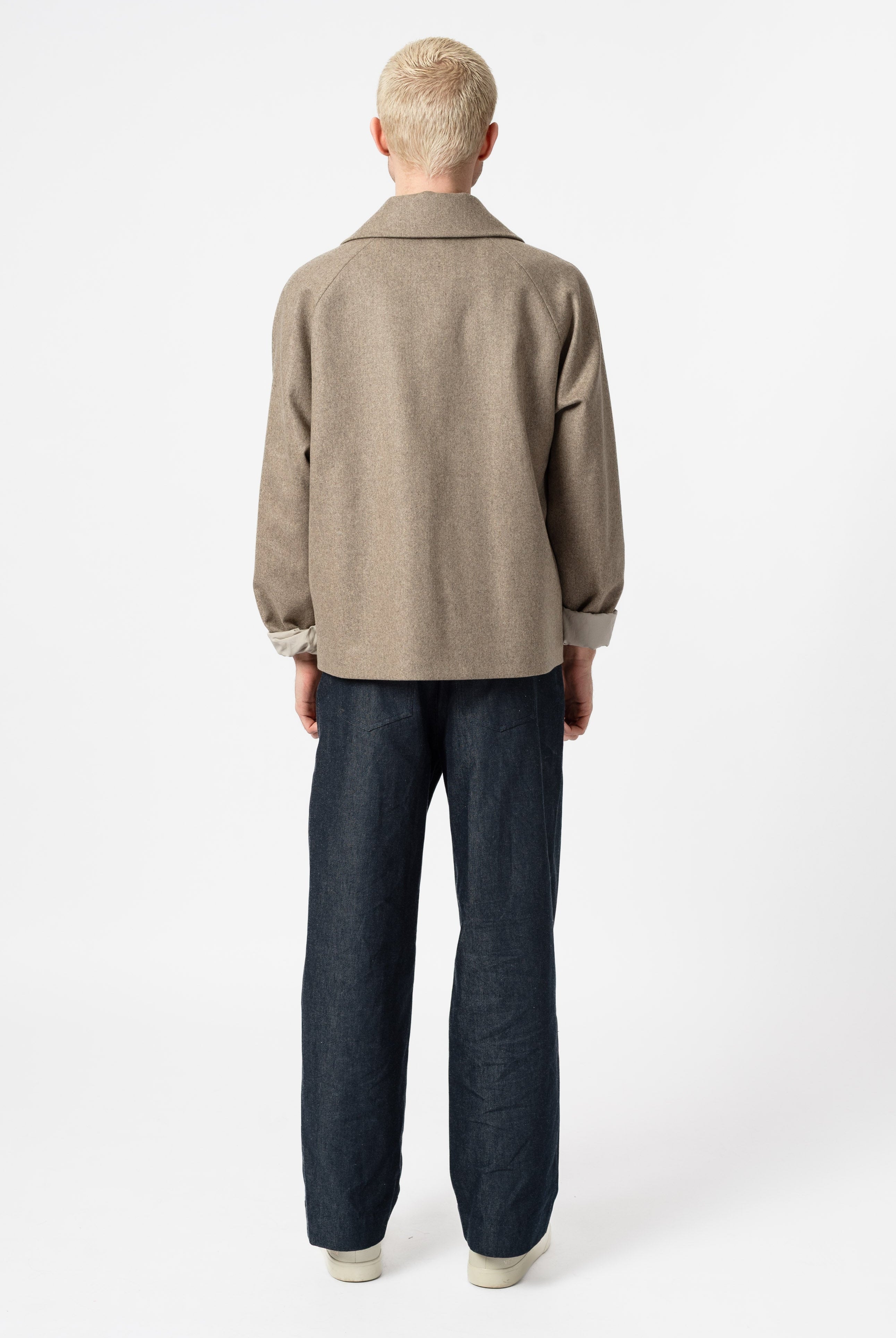 NNIstudio - SHORTCOAT 2.0 Wool Jacke - Olive Drab - XS -