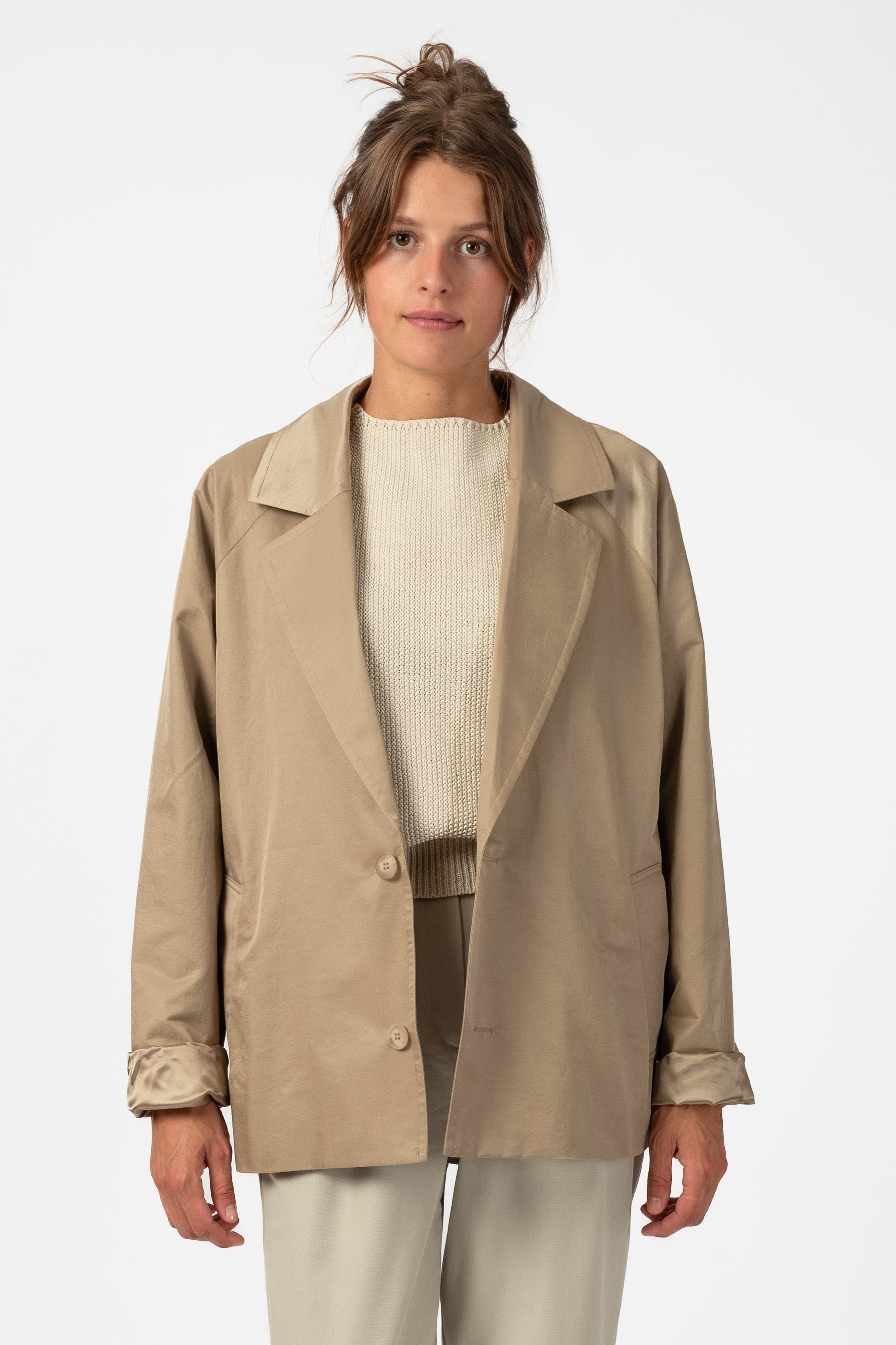 NNIstudio - SHORTCOAT Light - Plaza Taupe - S -