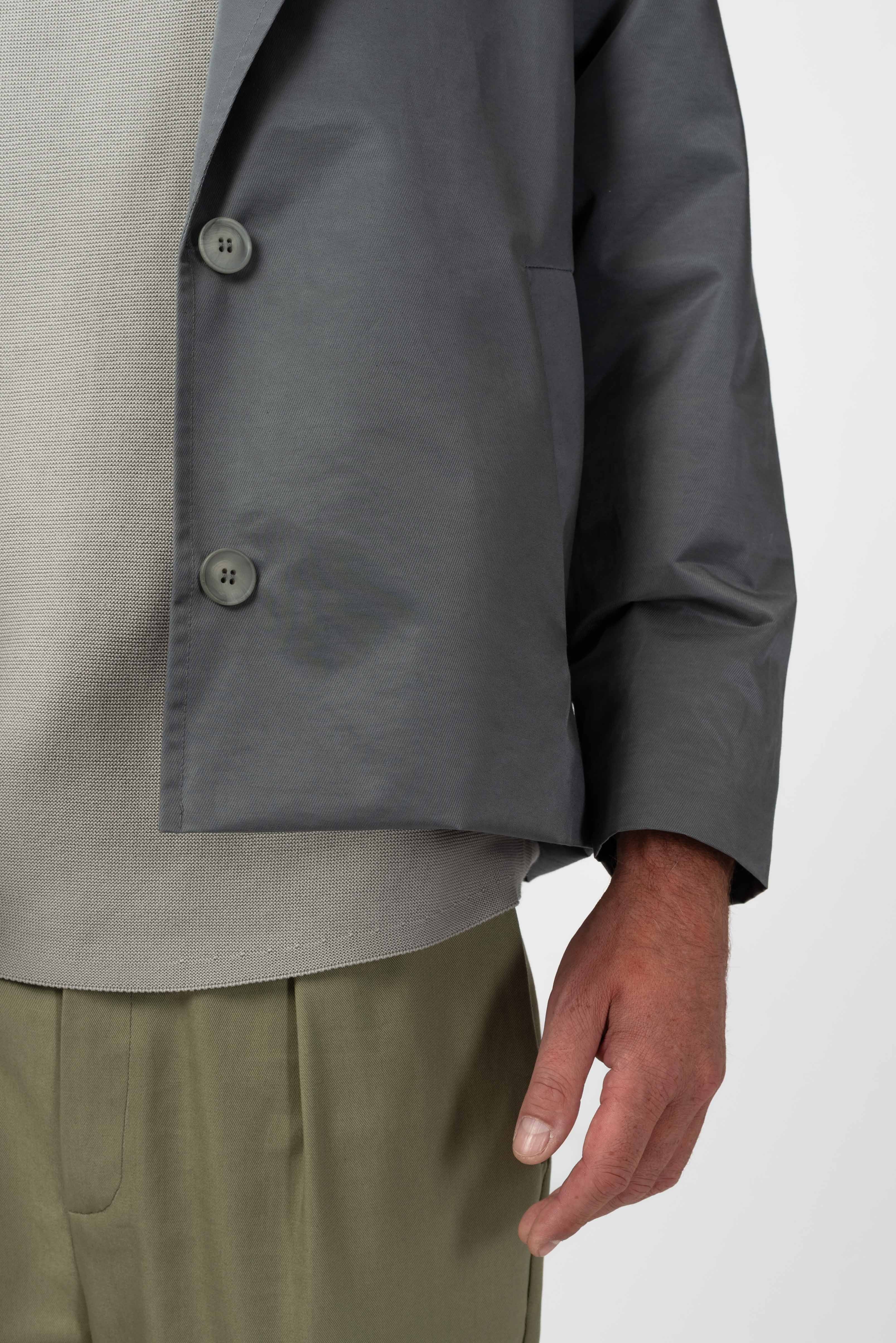 NNIstudio - SHORTCOAT Light Unisex - Beluga Grey - S -