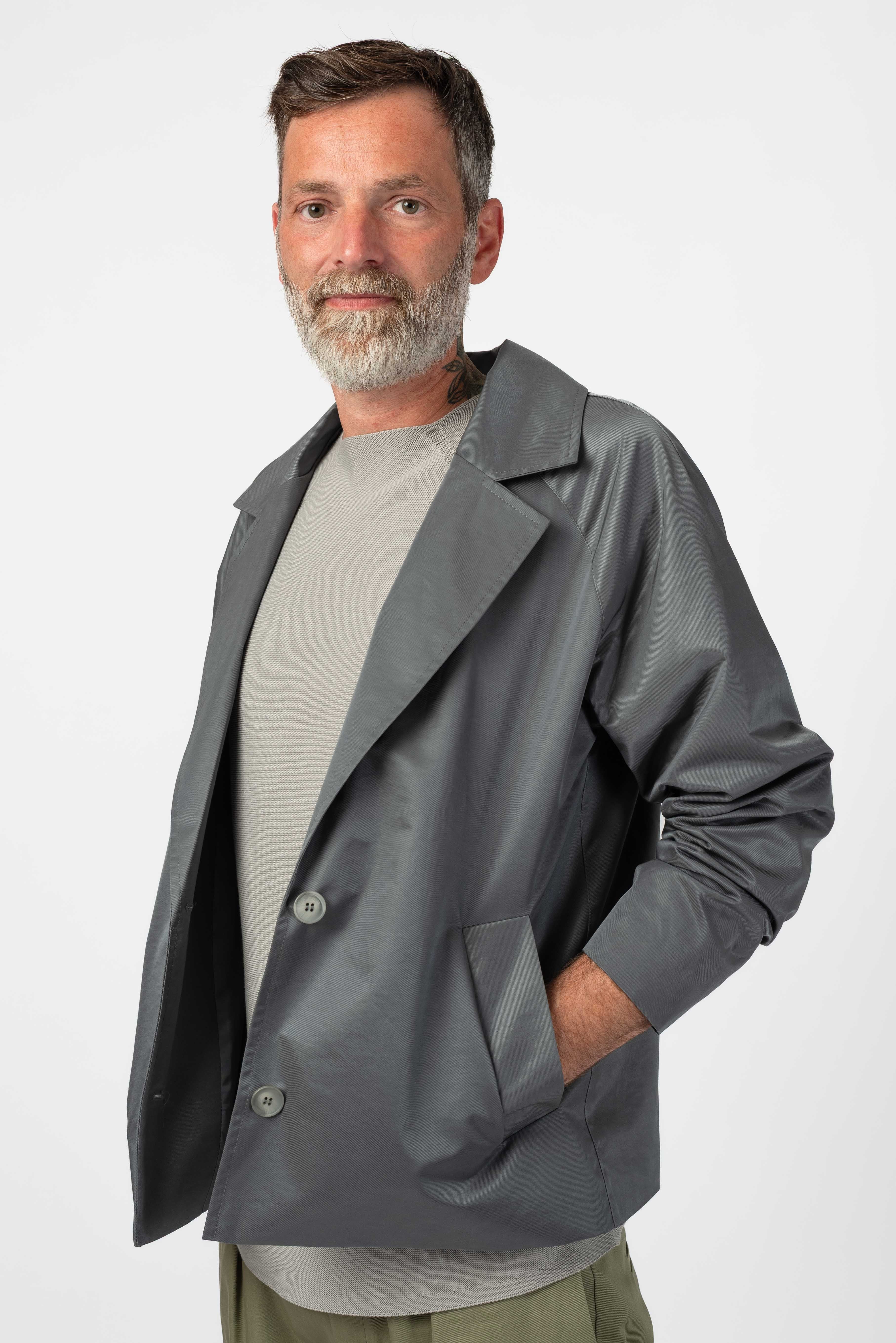 NNIstudio - SHORTCOAT Light Unisex - Beluga Grey - S -