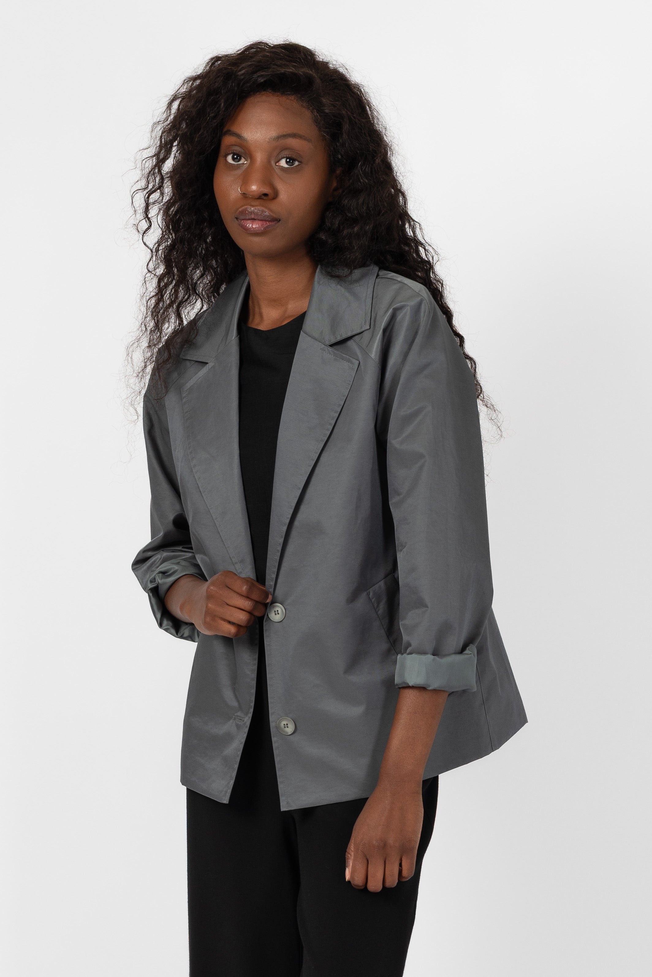 NNIstudio - SHORTCOAT Light Unisex - Beluga Grey - S -