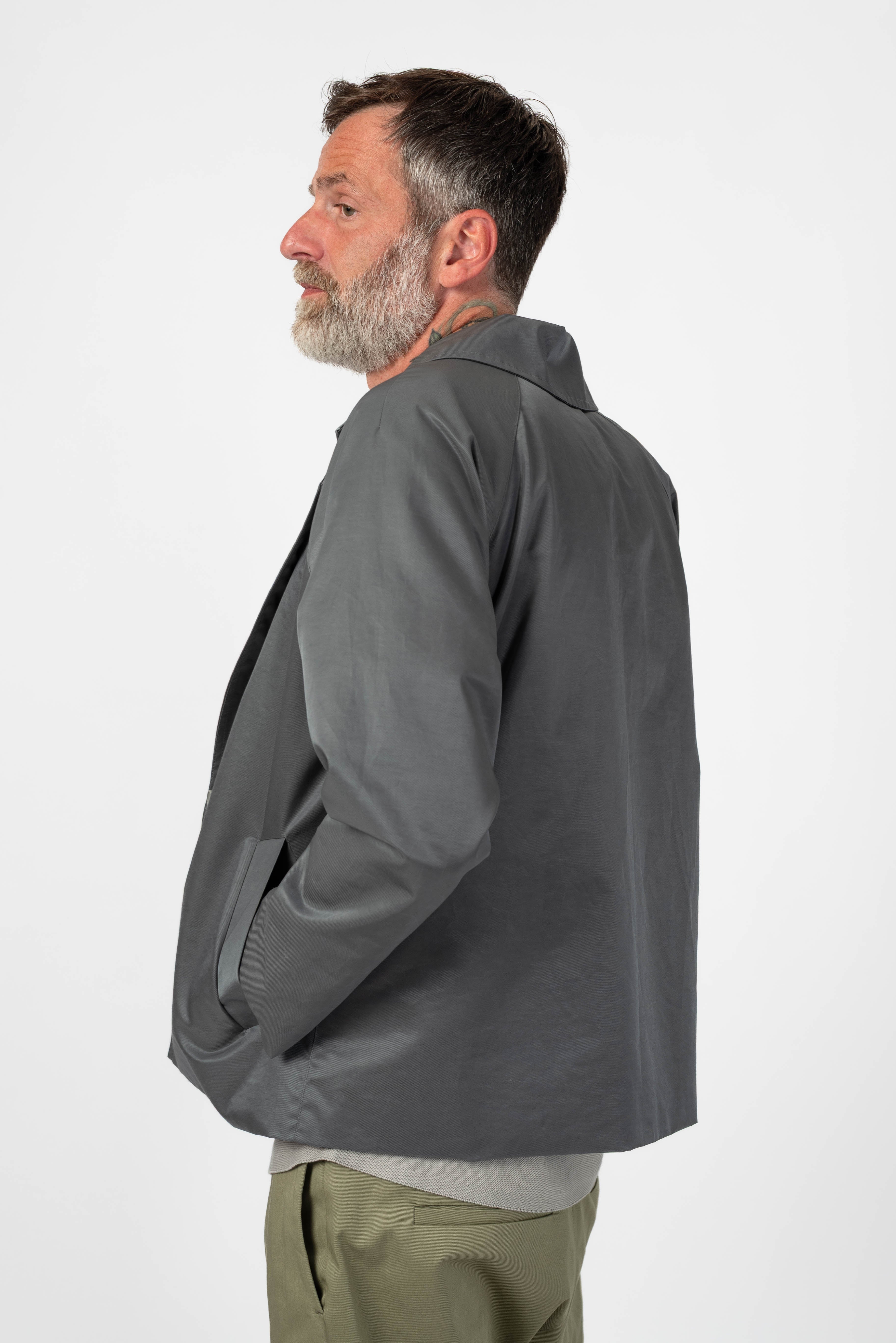 NNIstudio - SHORTCOAT Light Unisex - Beluga Grey - S -