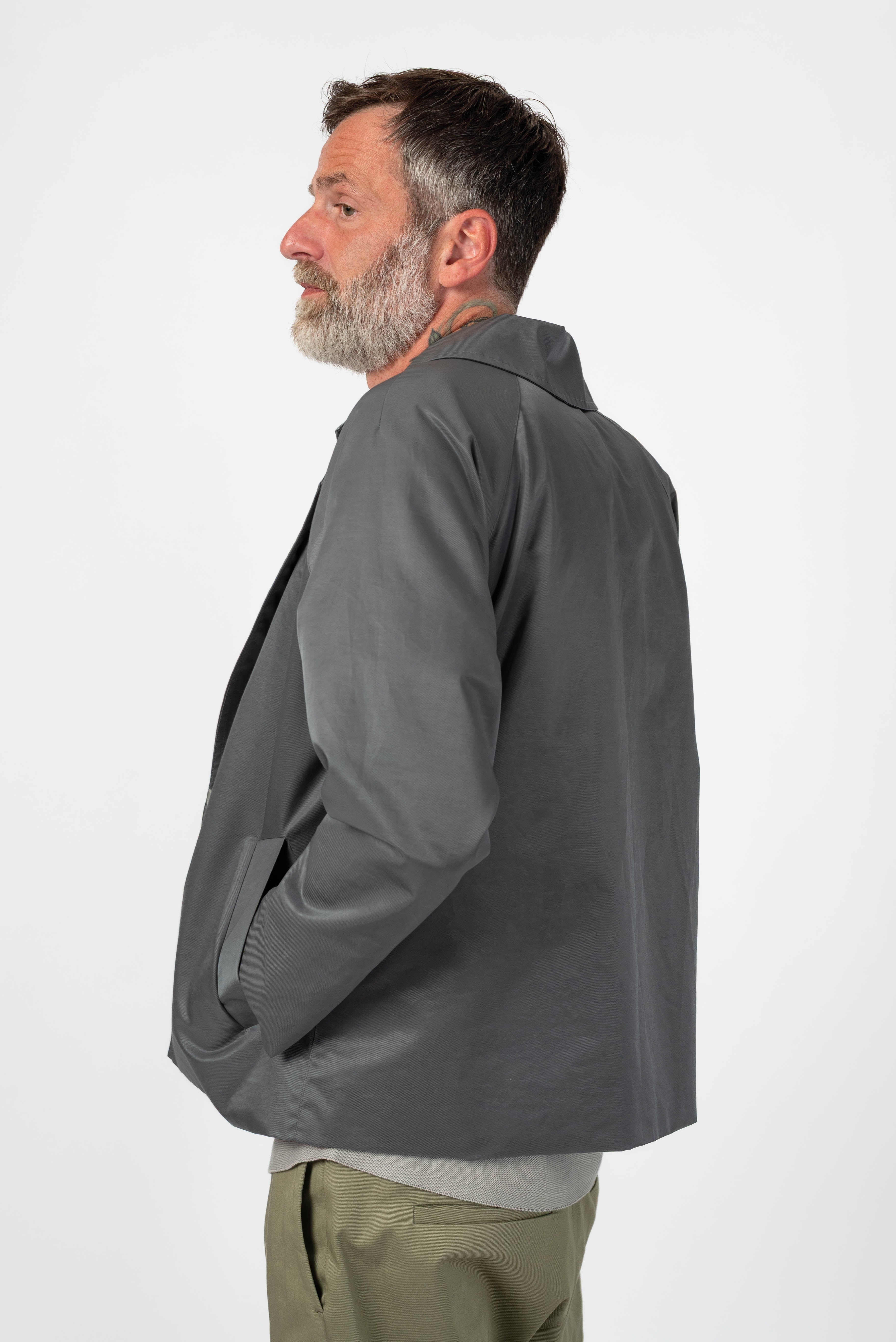 NNIstudio - SHORTCOAT Light Unisex - Beluga Grey - S -