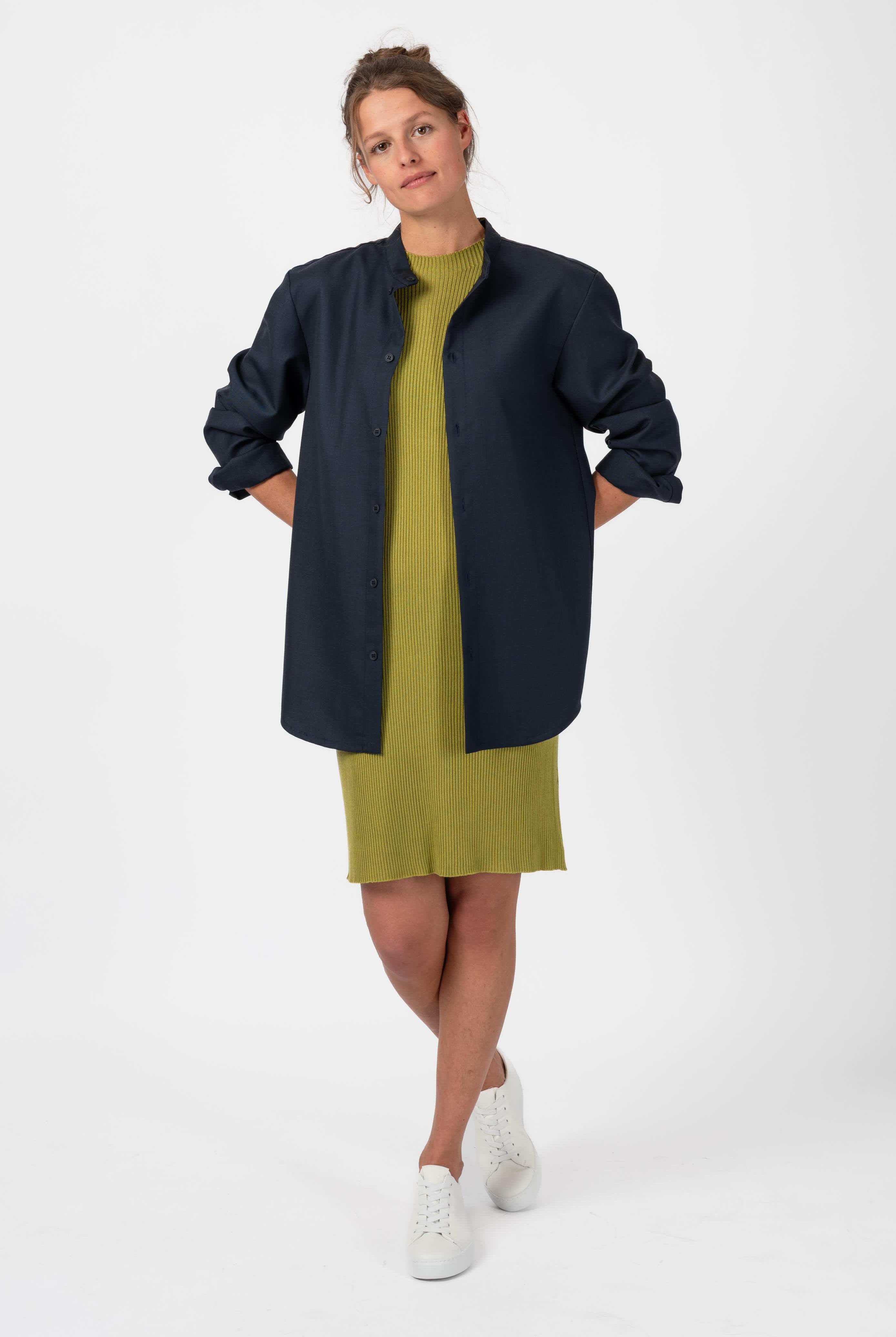 NNIstudio - SLEEK Hemd 2.0 Unisex - Ombre Blue - S -