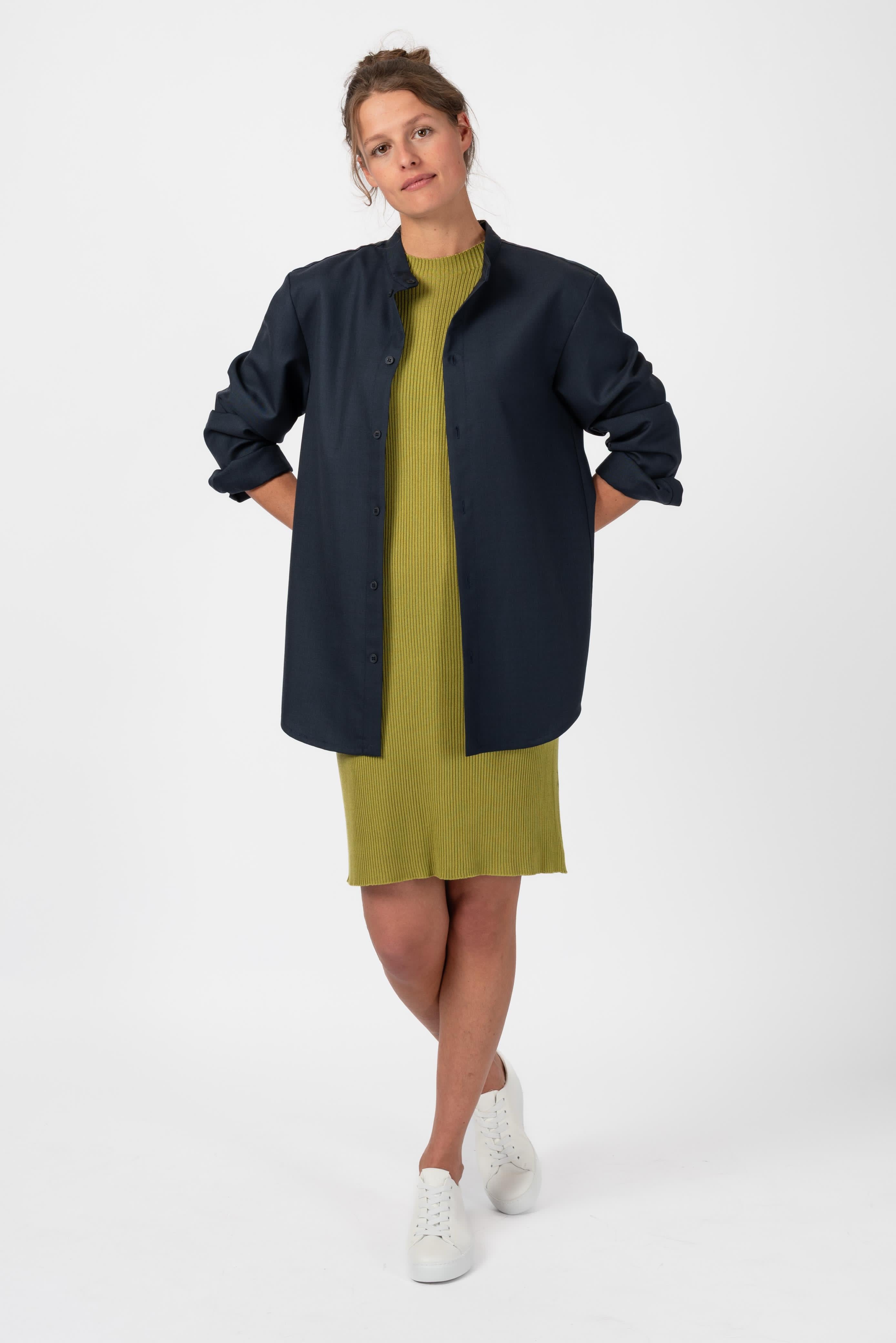 NNIstudio - SLEEK Hemd 2.0 Unisex - Ombre Blue - S -