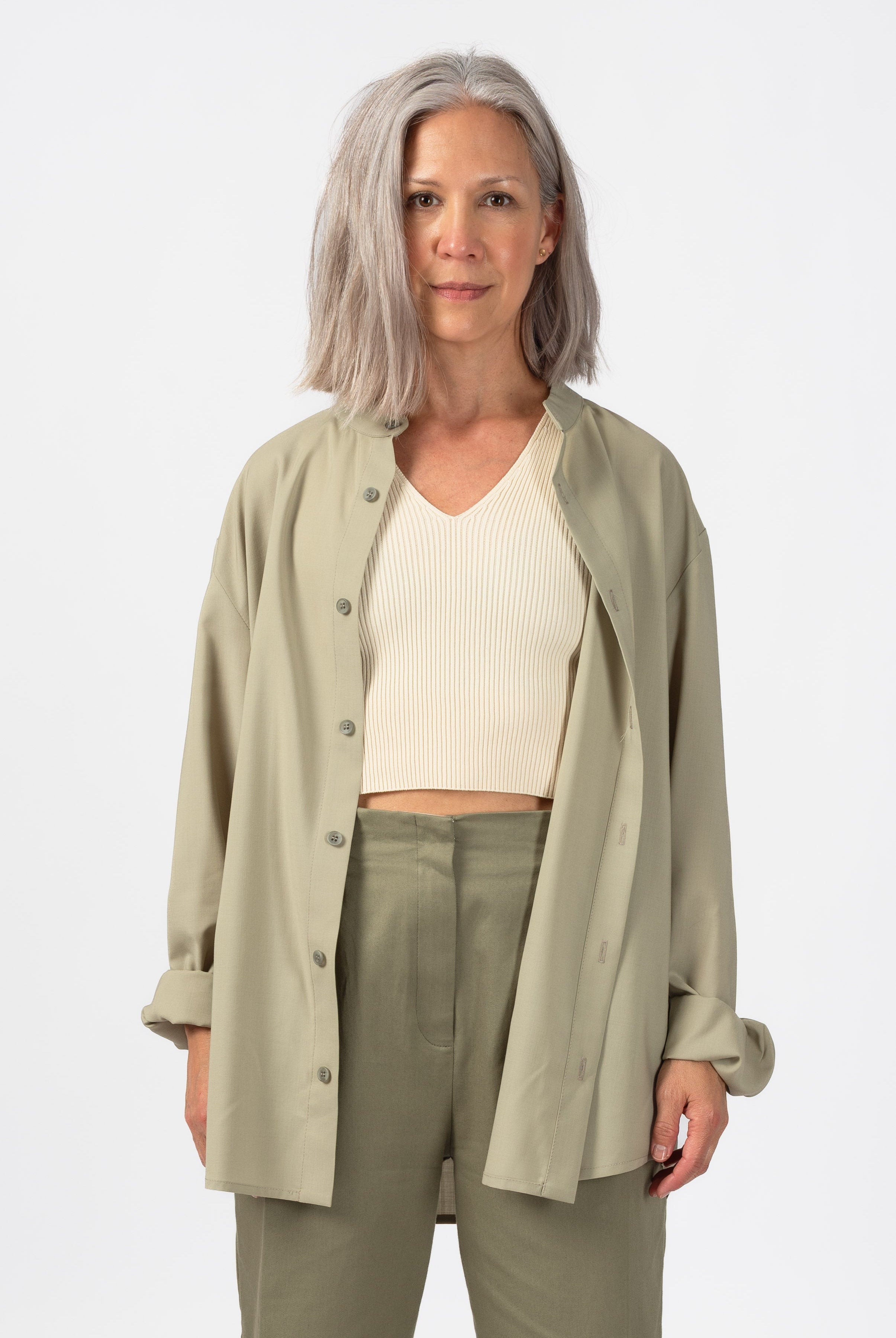 NNIstudio - SLEEK Hemd 2.0 Unisex - Phantom Black - S -