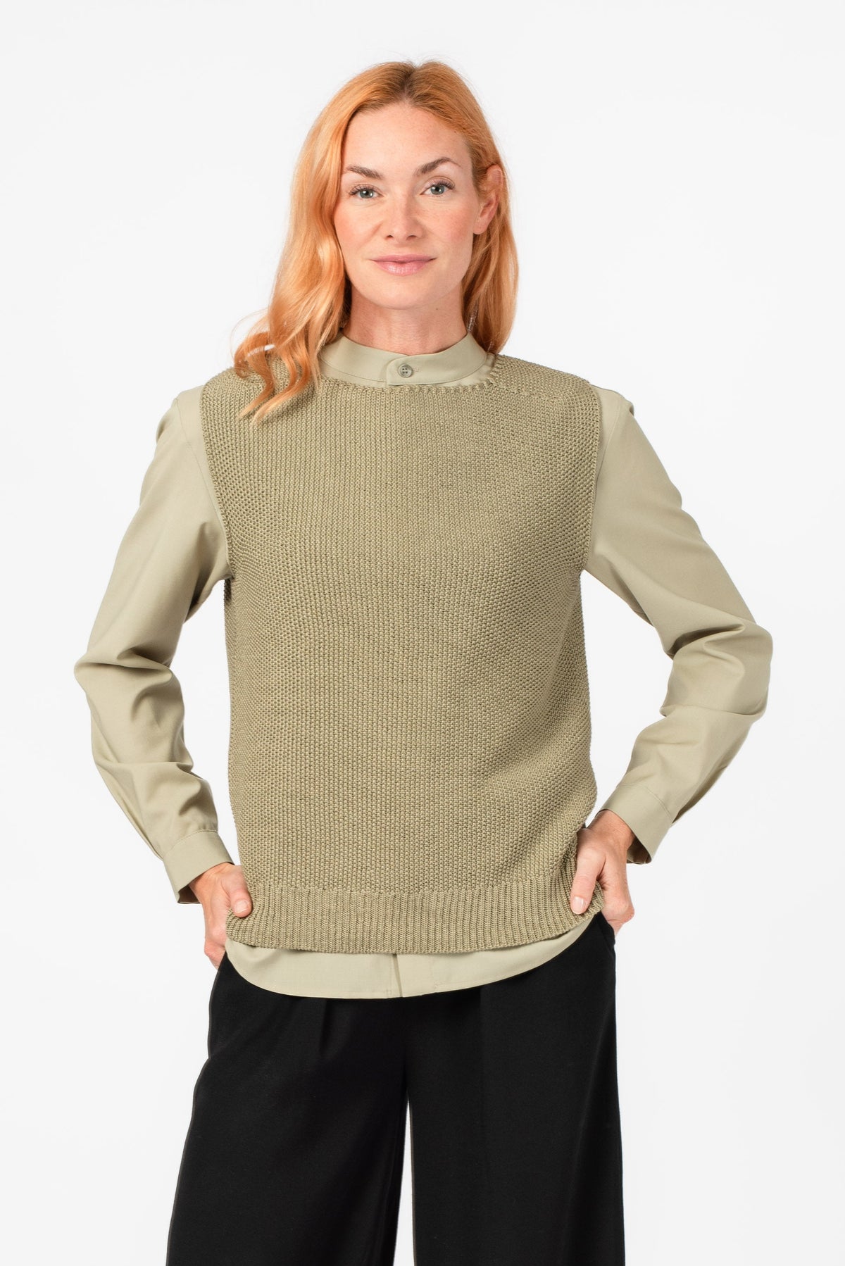 NNIstudio - SLEEK Hemd 2.0 Wool - Ombre Blue - XS -