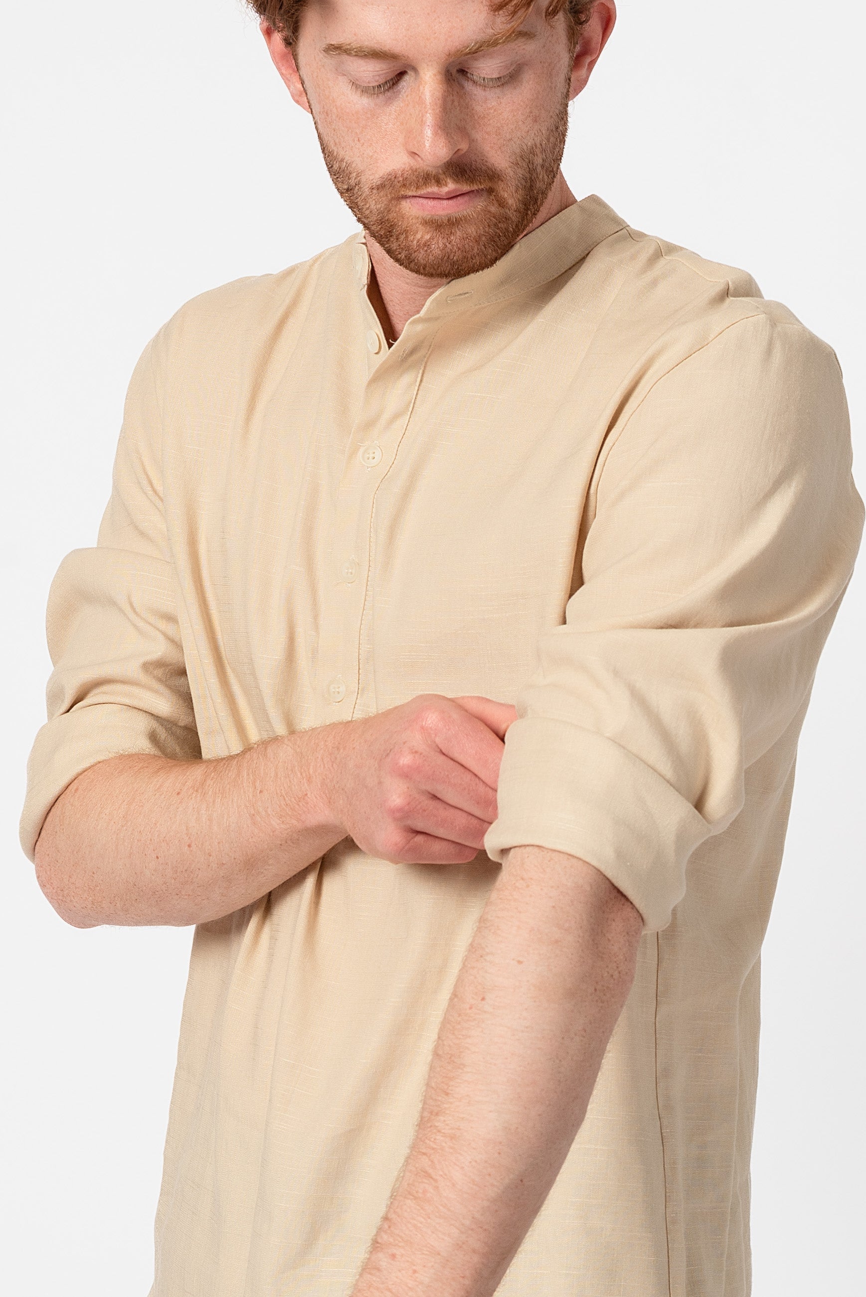 NNIstudio - SLEEK Hemd - Ivory Cream - XS -
