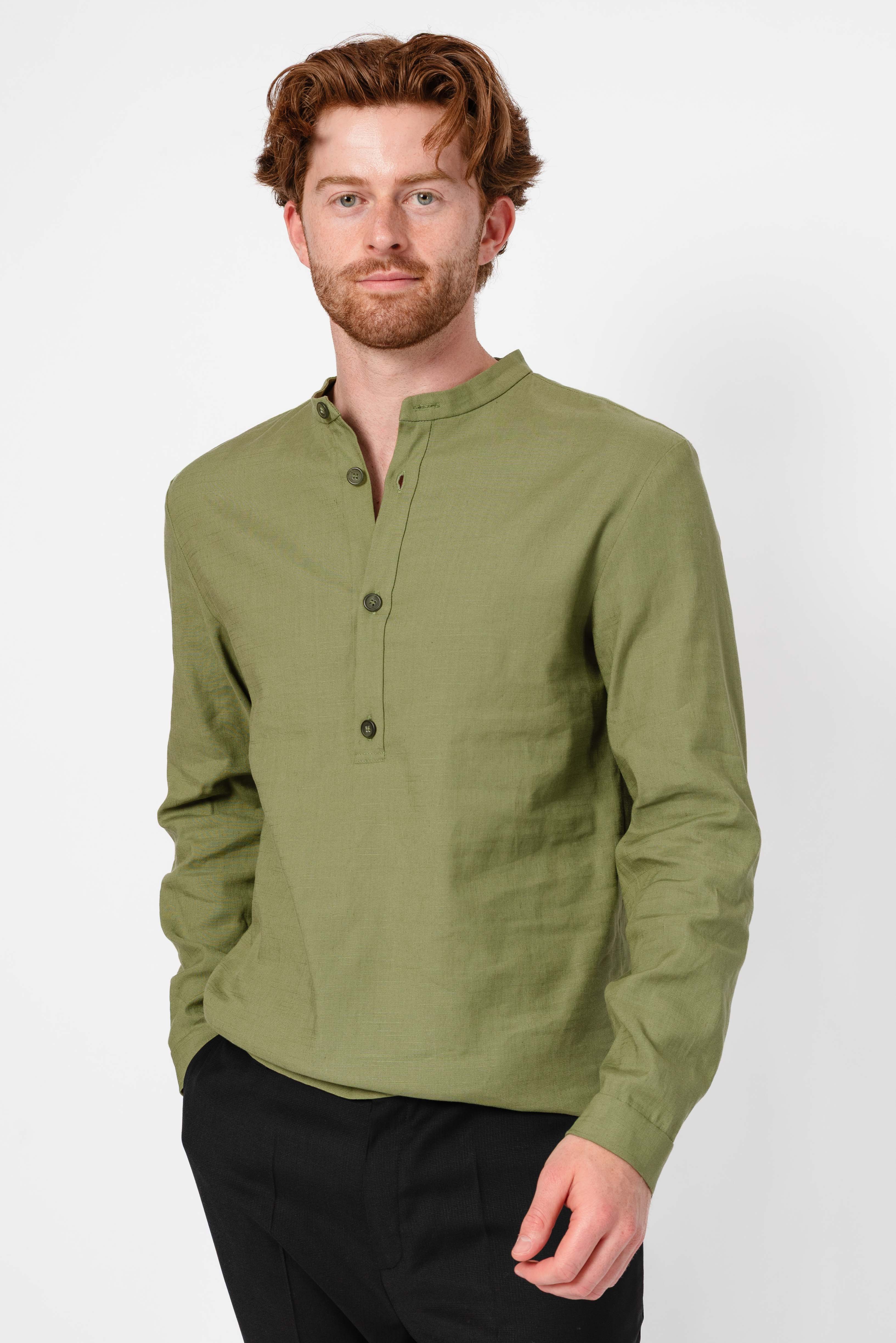 NNIstudio - SLEEK Hemd - Sage Green - XS -