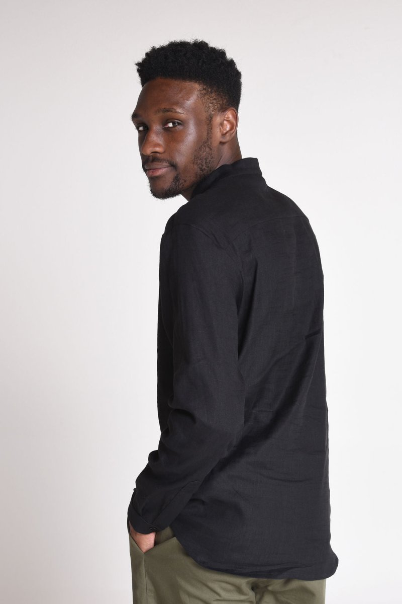 NNIstudio - SLEEK Hemd - Schwarz - XS -