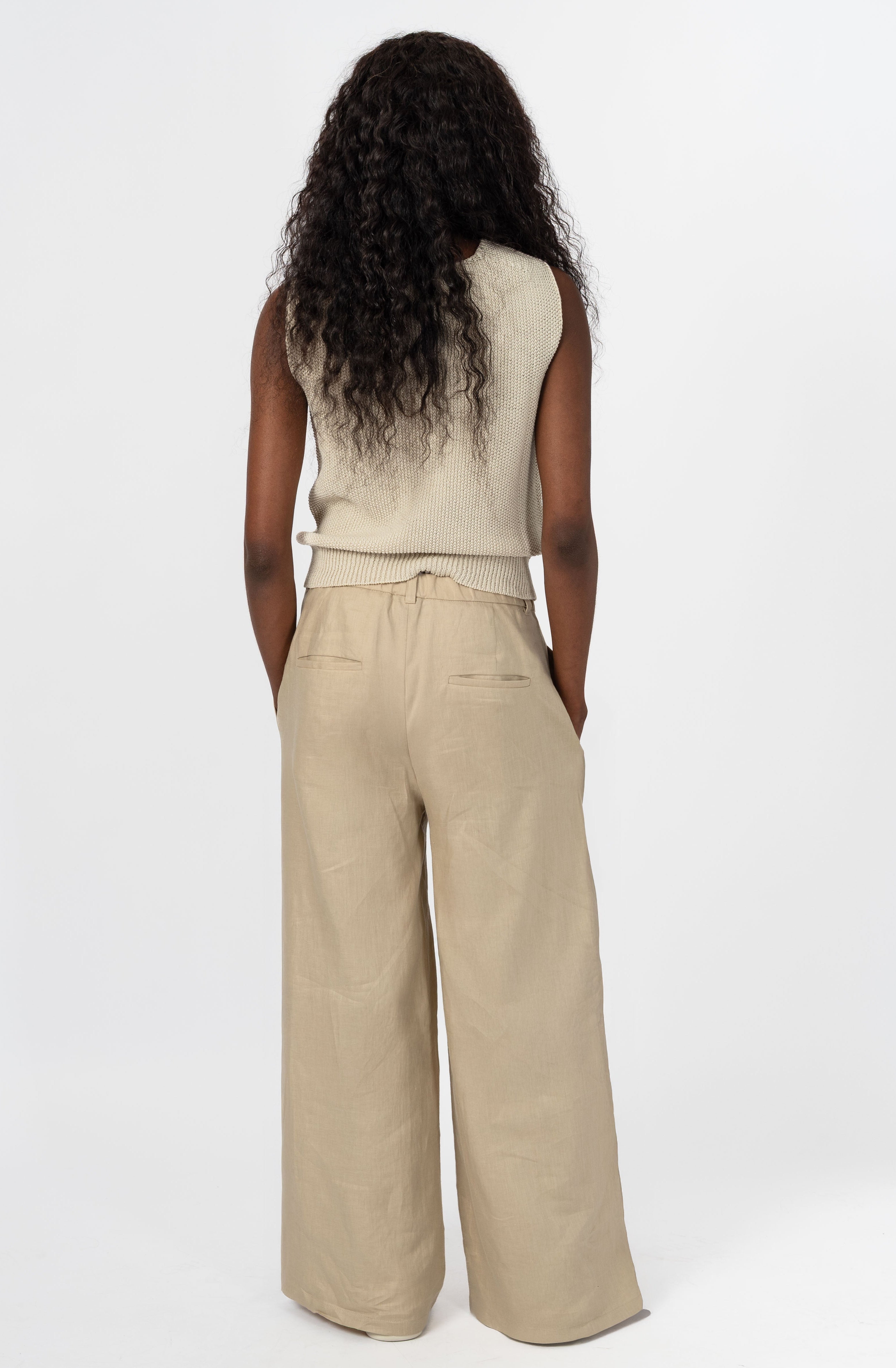 NNIstudio - SPAZIO Hose Leinen - India Blue - XS -