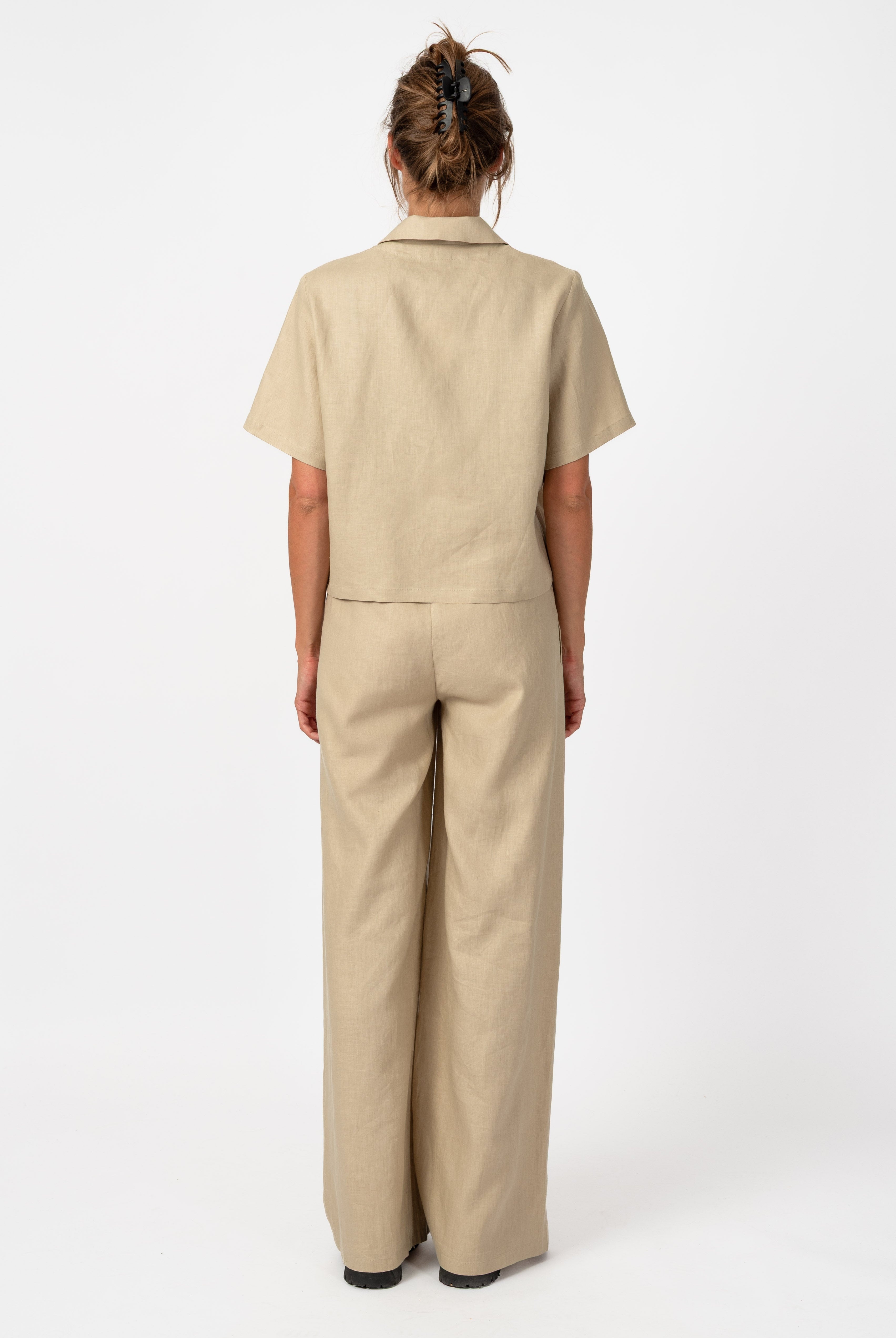 NNIstudio - SPAZIO Hose Leinen - India Blue - XS -