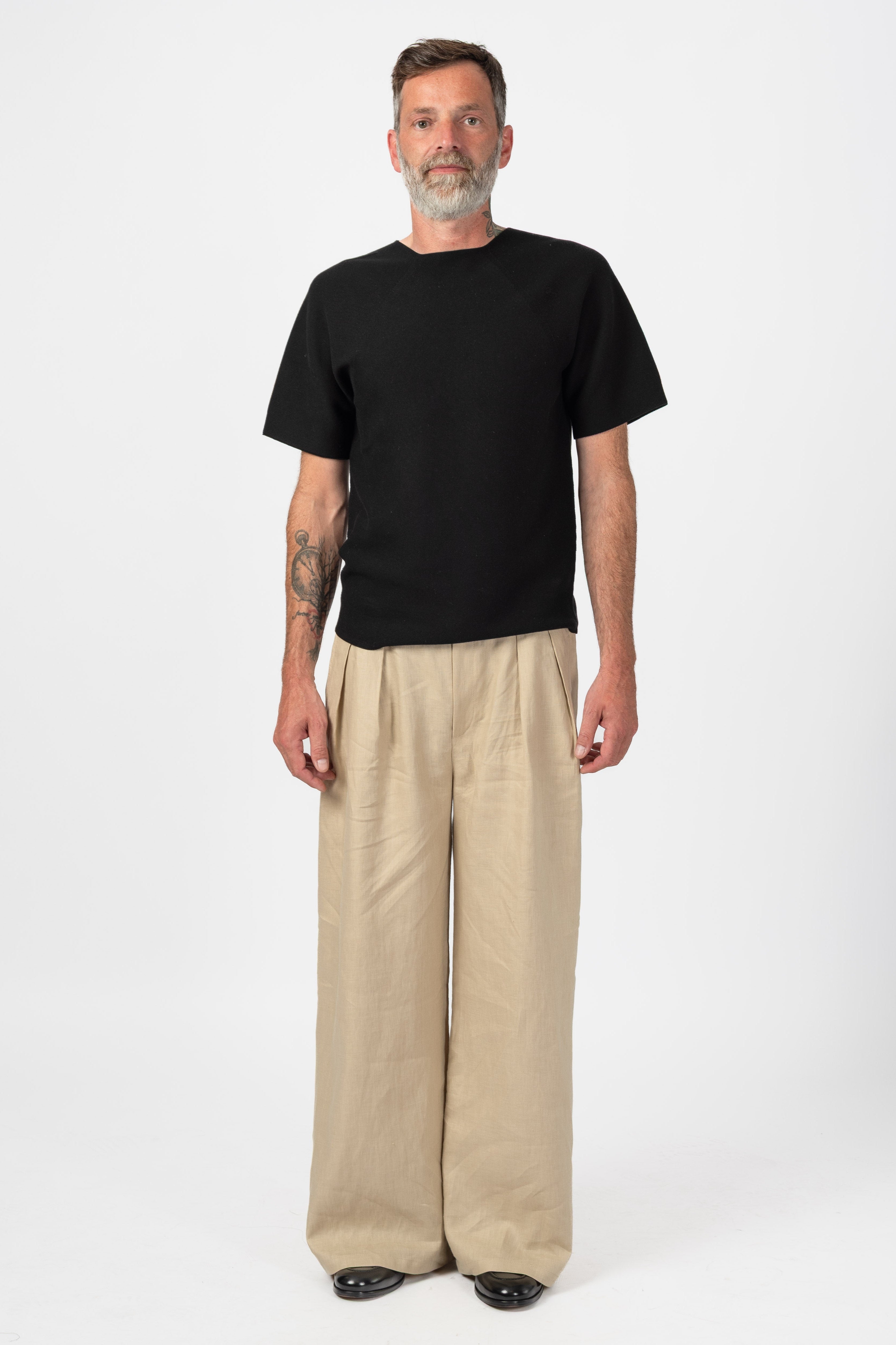 NNIstudio - SPAZIO Hose Leinen - India Blue - XS -