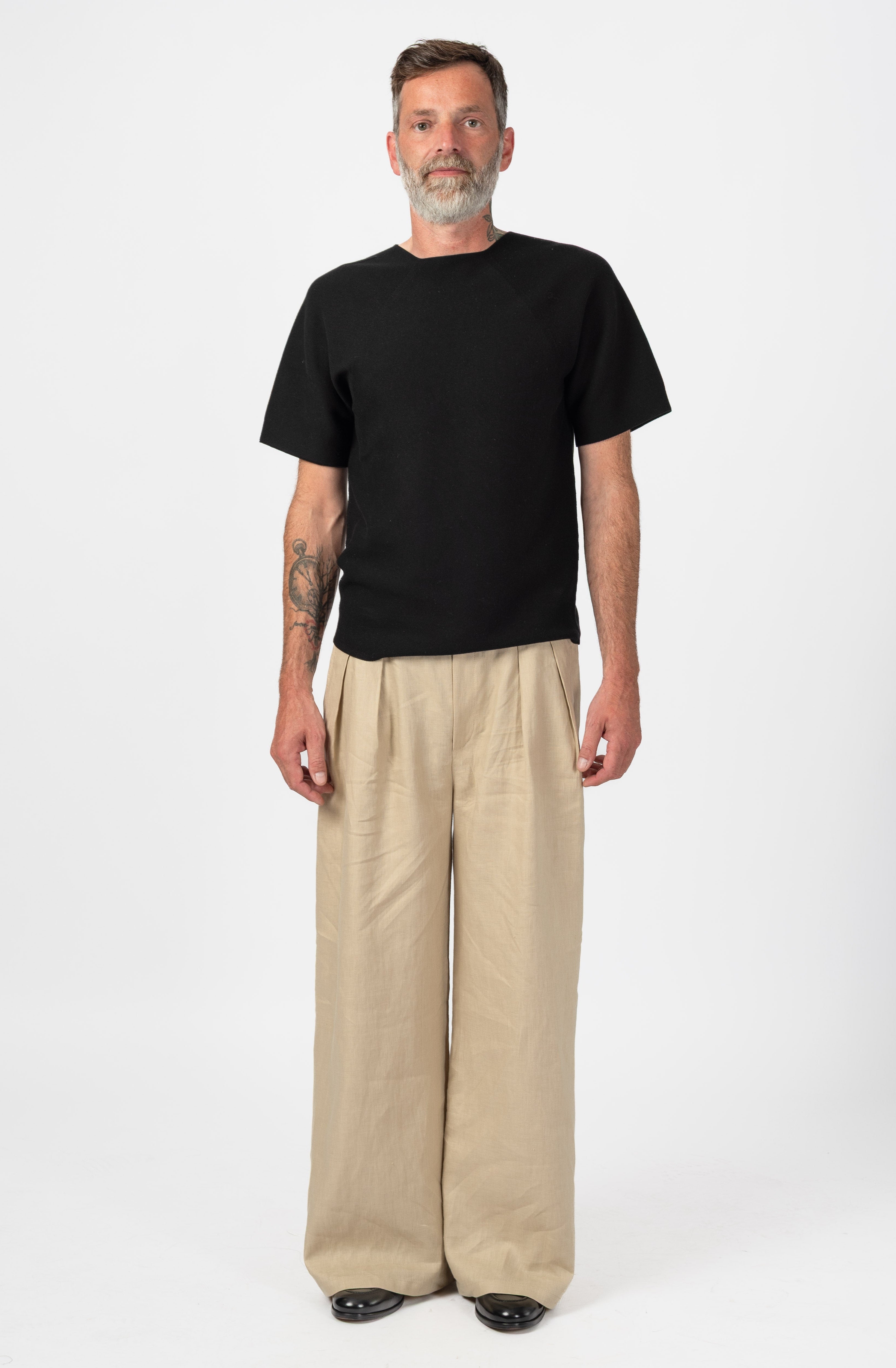 NNIstudio - SPAZIO Hose Leinen - India Blue - XS -