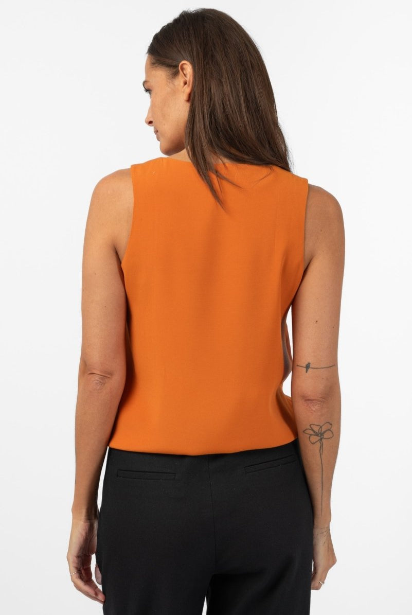NNIstudio - STRAIGHT 2.0 Top - Orange - XS/S -