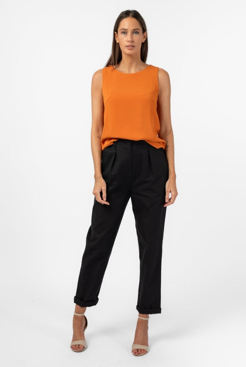 NNIstudio - STRAIGHT 2.0 Top - Orange - XS/S -