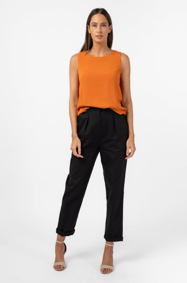 NNIstudio - STRAIGHT 2.0 Top - Orange - XS/S -