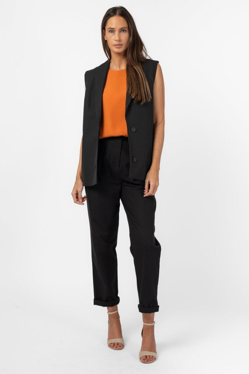 NNIstudio - STRAIGHT 2.0 Top - Orange - XS/S -