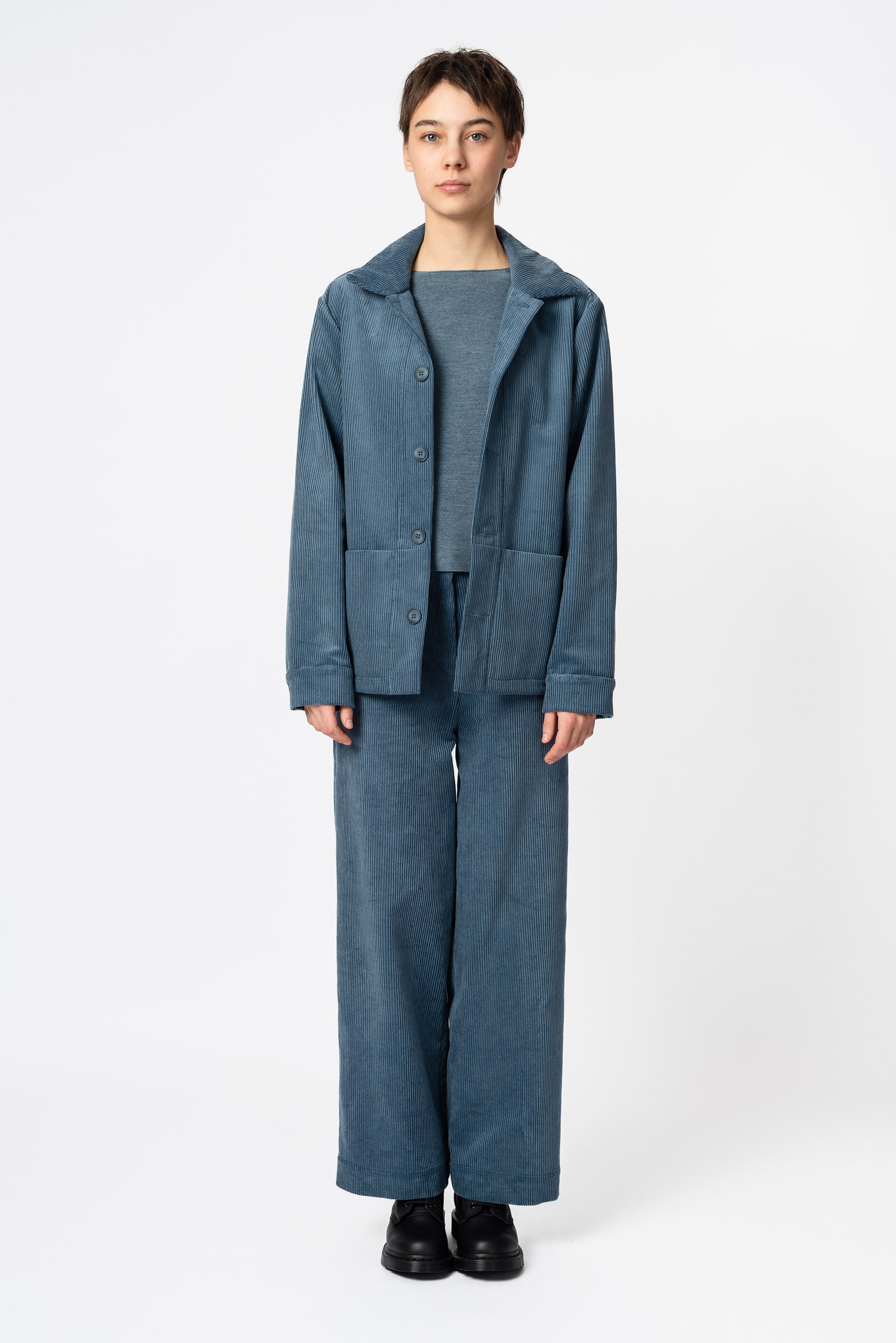 NNIstudio - STRAIGHT Hose Cord 2.0 - Jeans Blue - XS -