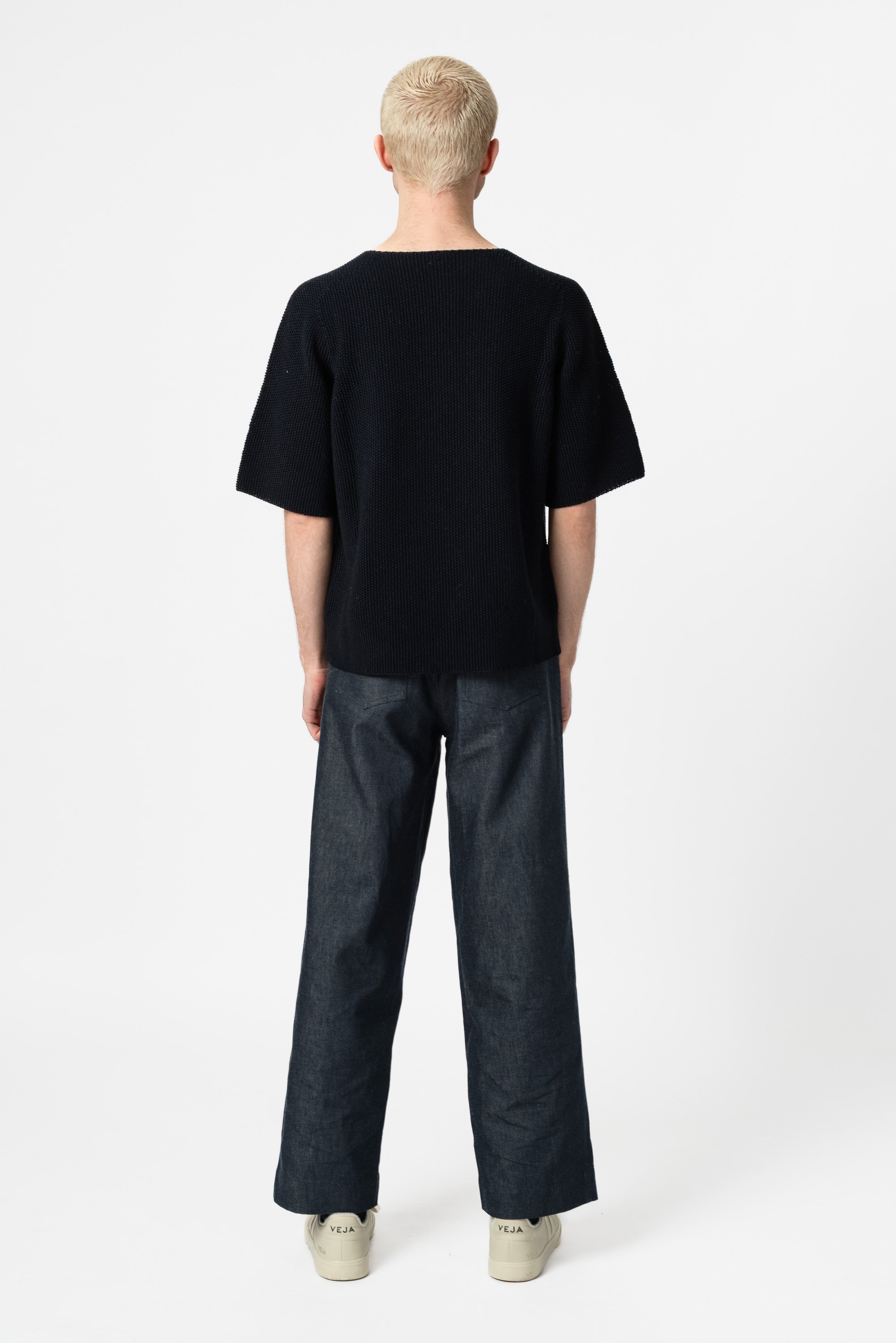 NNIstudio - STRAIGHT Hose Denim - Dark Navy - XS -